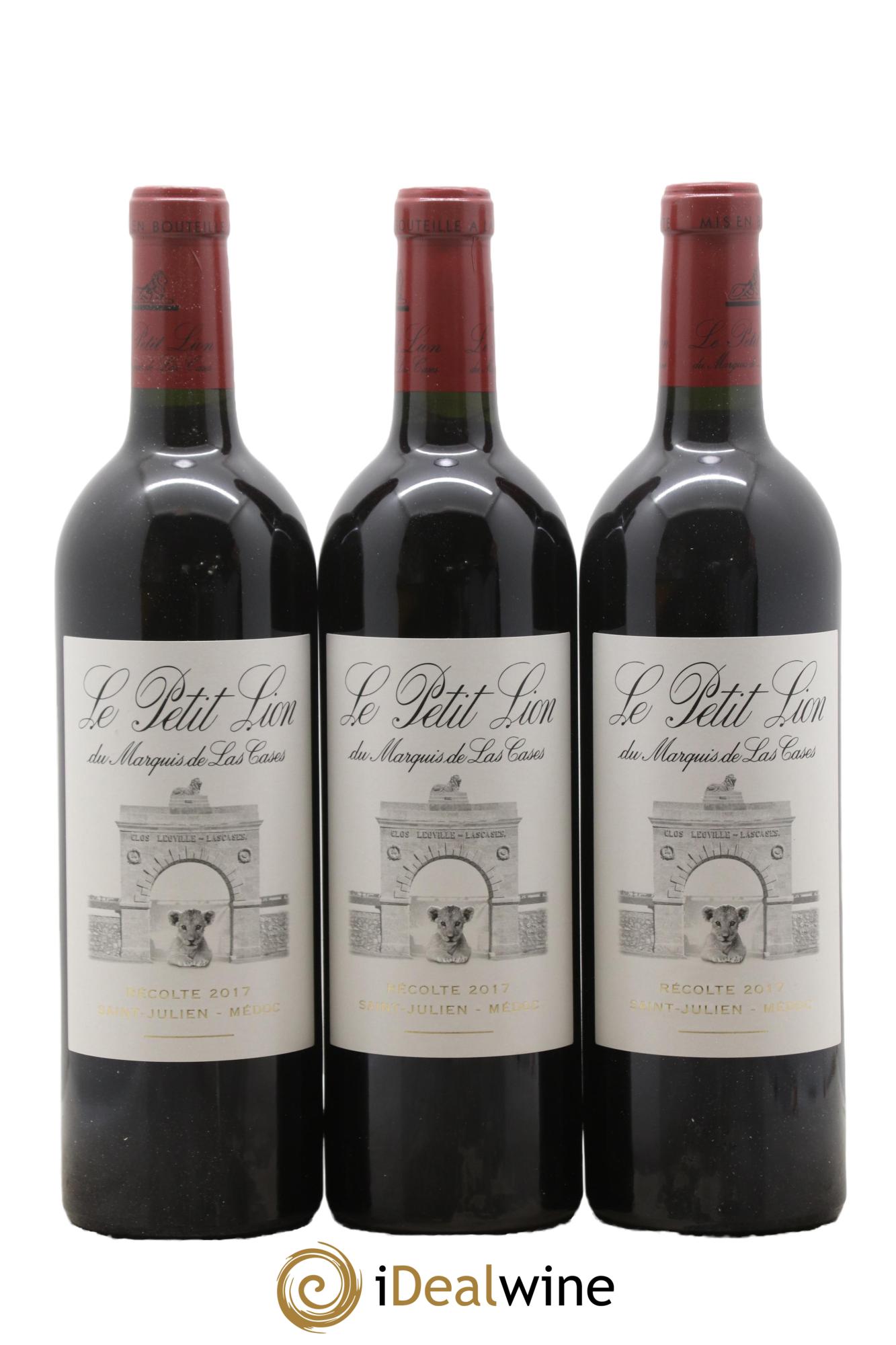 Le Petit Lion du Marquis de Las Cases Second Vin 2017 - Lot de 3 bouteilles - 0