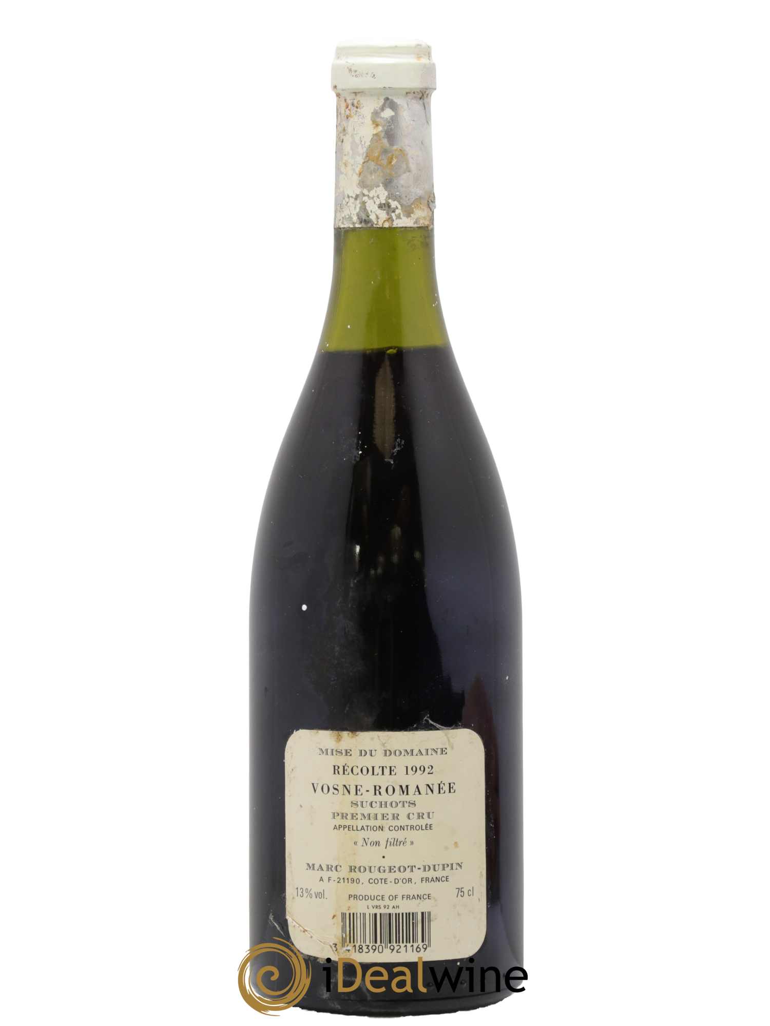 Vosne-Romanée 1er Cru Les Suchots Marc Rougeot-Dupin 1992 - Lot de 1 bouteille - 1