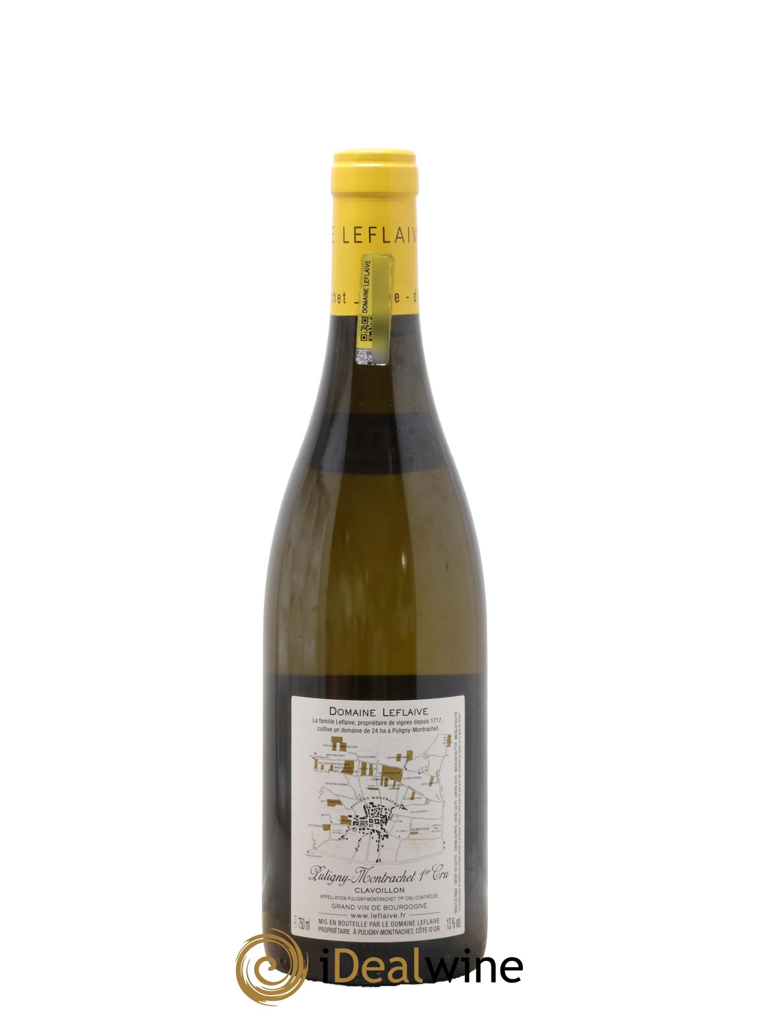 Puligny-Montrachet 1er Cru Clavoillon Leflaive (Domaine) 2014 - Lot de 1 bouteille - 1