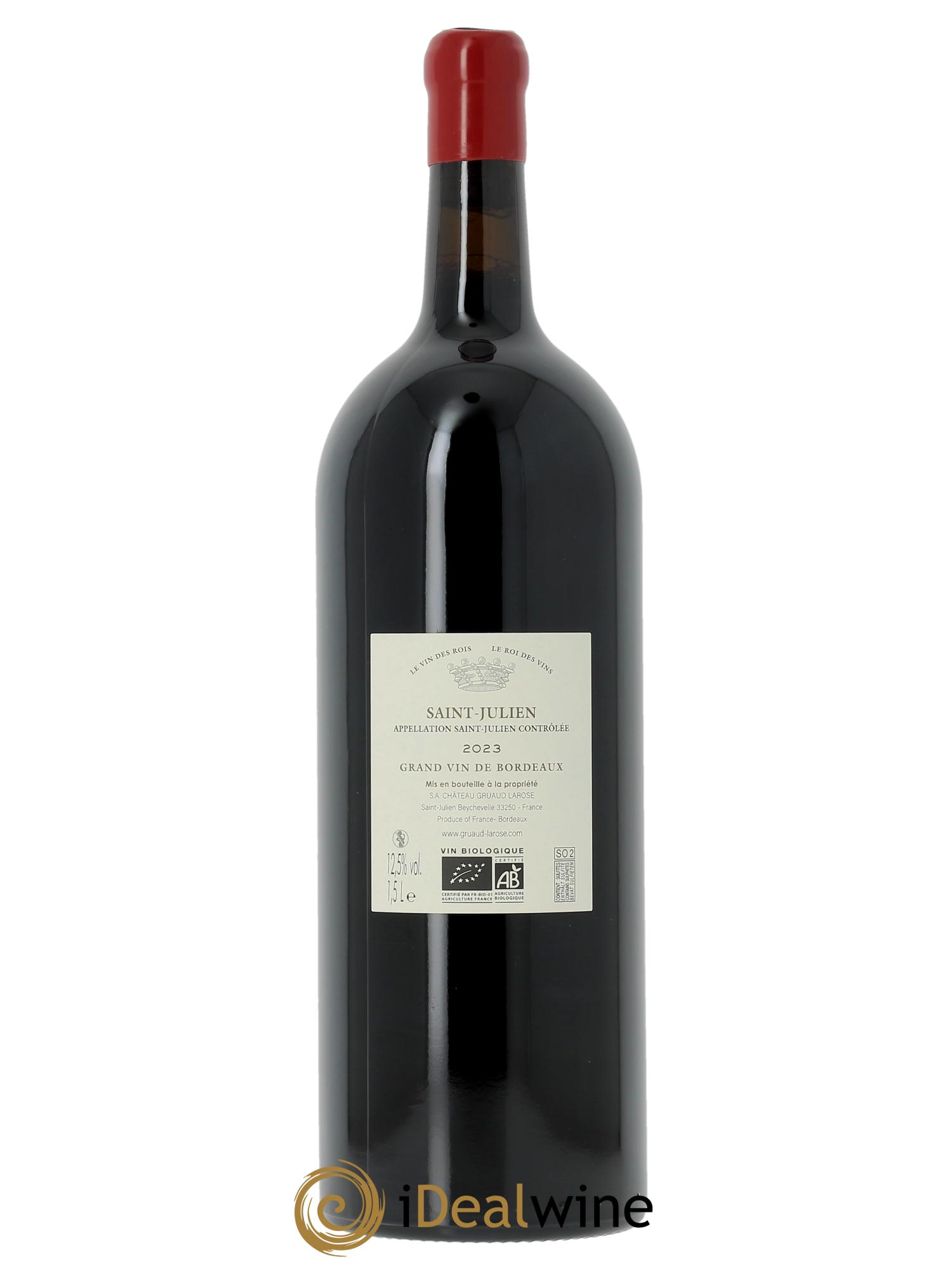 Château Gruaud Larose 2ème Grand Cru Classé (Cassetta in legno a partire da  3 mgs) 2023 - Lotto di 1 magnum - 1