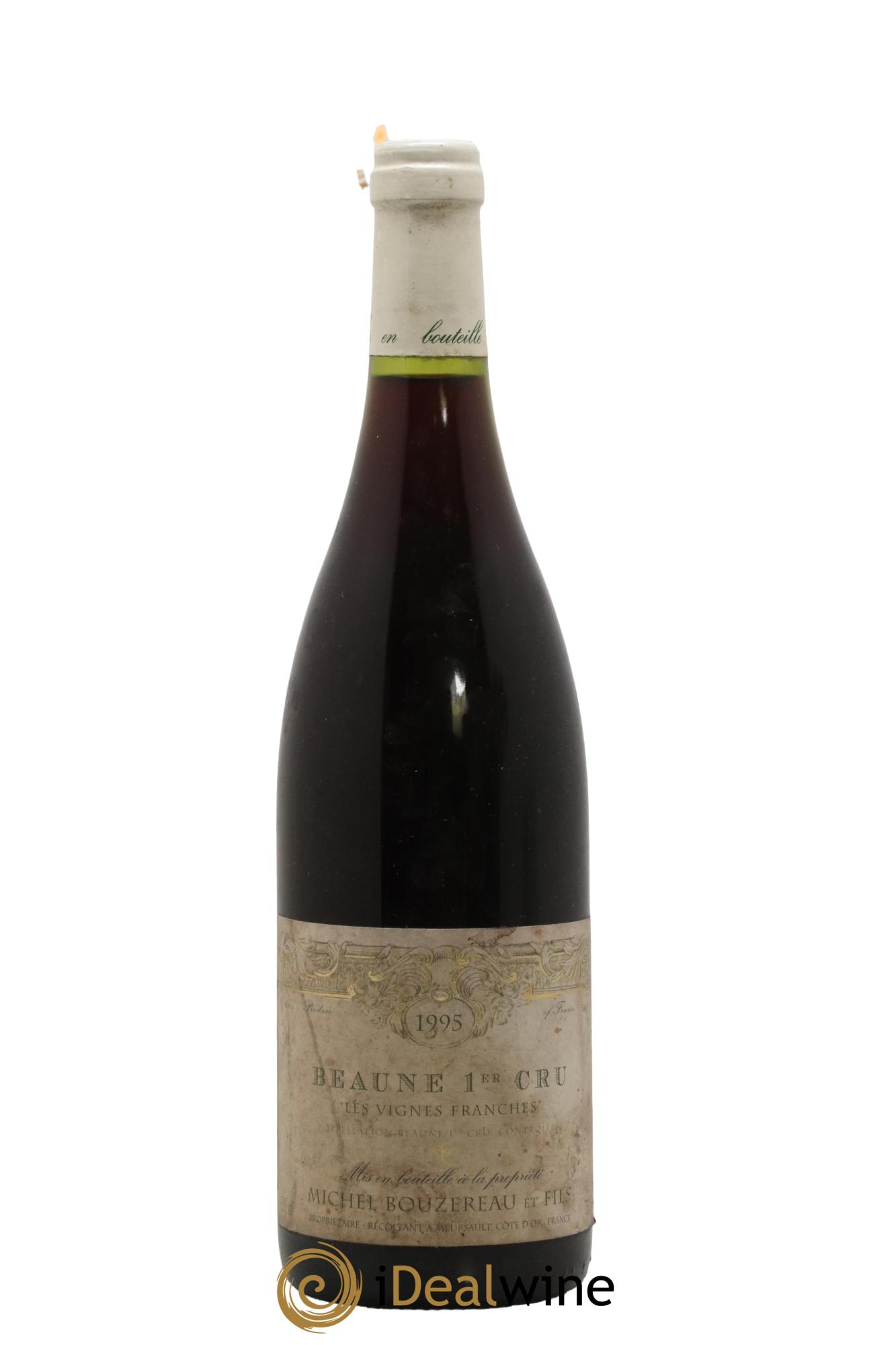 Beaune 1er Cru Les Vignes Franches Michel Bouzereau et Fils (Domaine) 1995 - Lot de 1 bouteille - 0