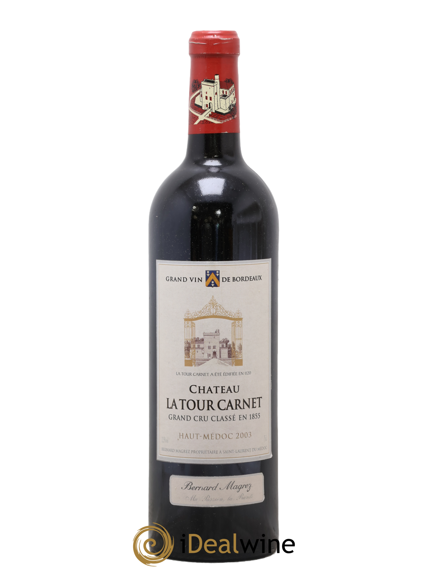 Château la Tour Carnet 4ème Grand Cru Classé 2003 - Lot of 1 bottle - 0