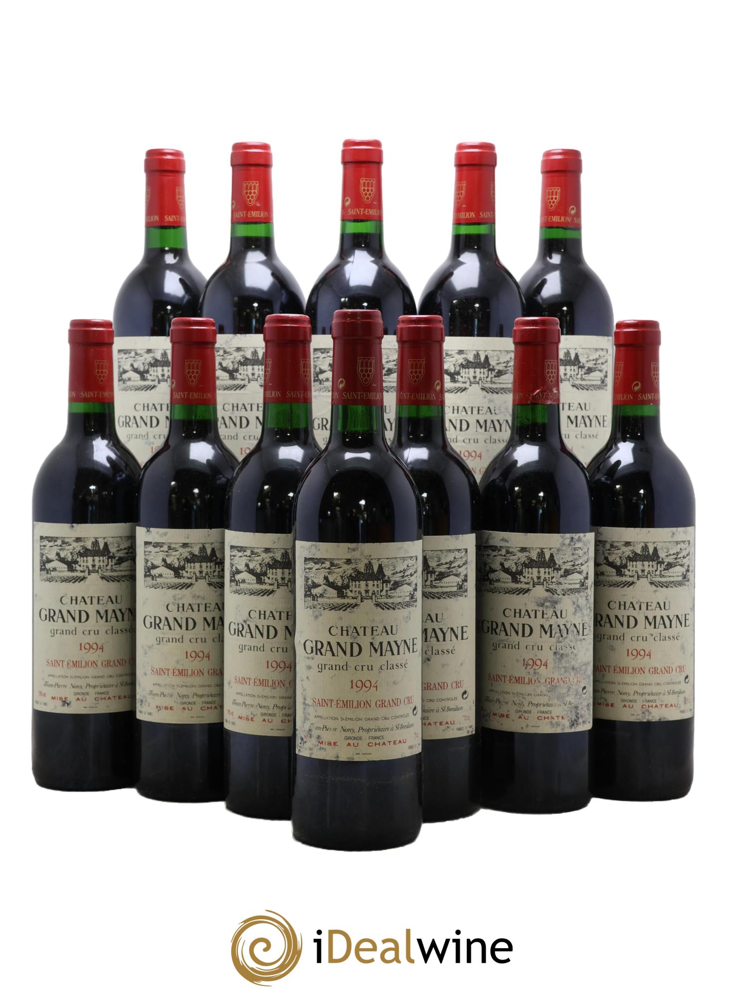 Château Grand Mayne Grand Cru Classé 1994 - Lot of 12 bottles - 0