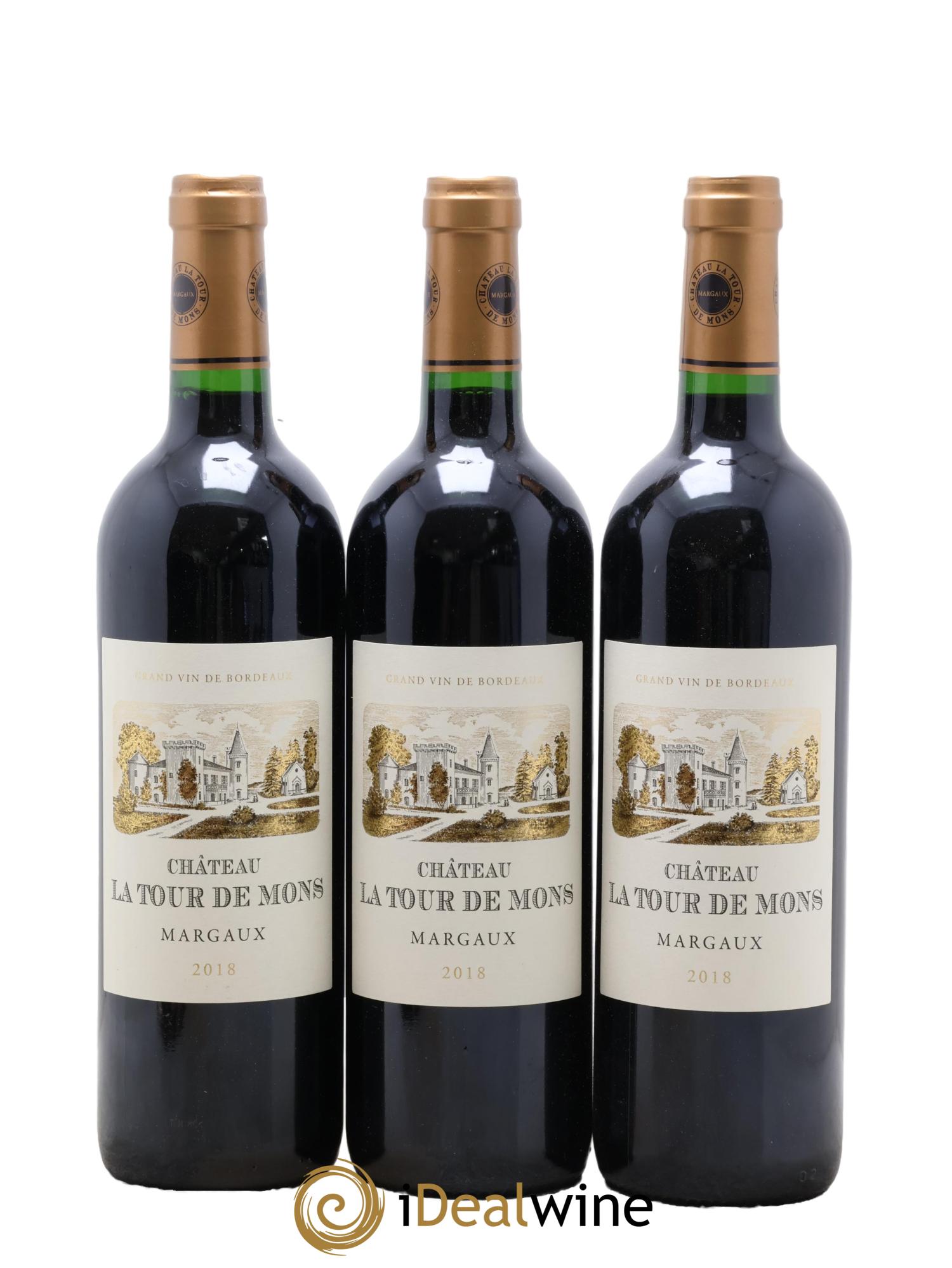 Château la Tour de Mons Cru Bourgeois 2018 - Lot de 6 bouteilles - 2