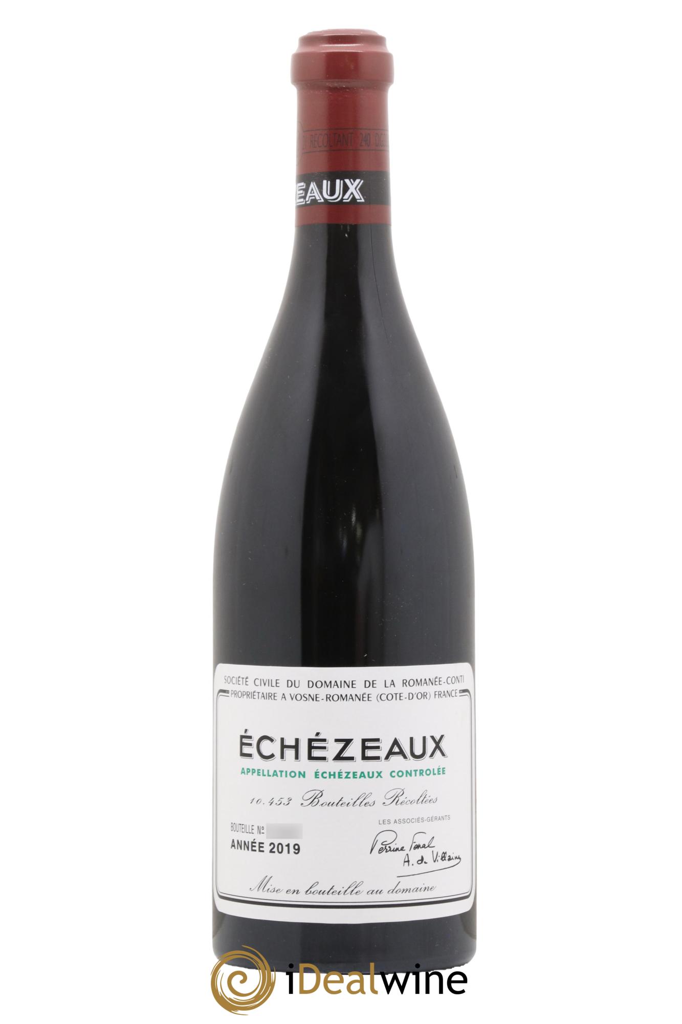 Echezeaux Grand Cru Domaine de la Romanée-Conti 2019 - Lot de 1 bouteille - 0