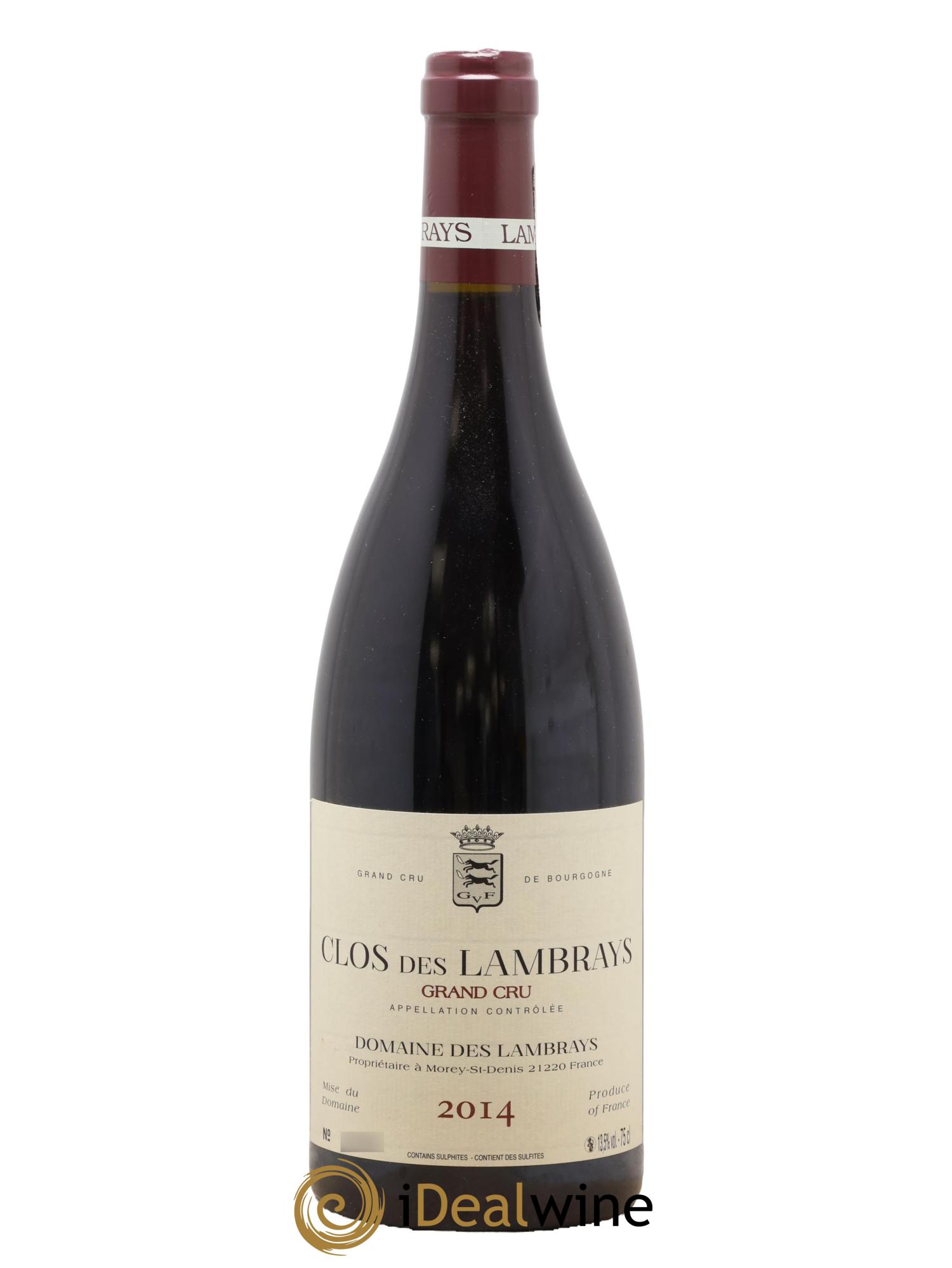 Clos des Lambrays Grand Cru Domaine des Lambrays 2014 - Lot of 1 bottle - 0