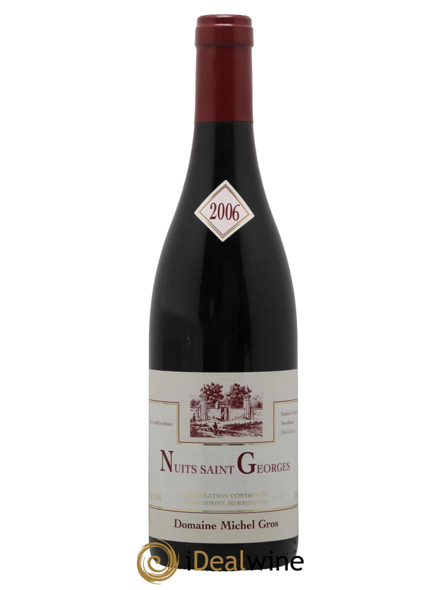 Nuits-Saint-Georges Domaine Michel gros 2006 - Lot de 1 bouteille - 0
