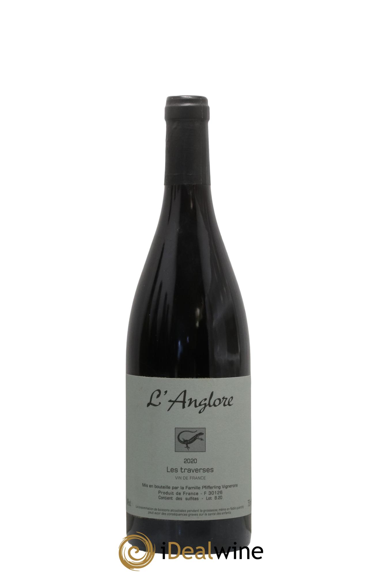 Vin de France Les Traverses L'Anglore 2020 - Lot of 1 bottle - 0