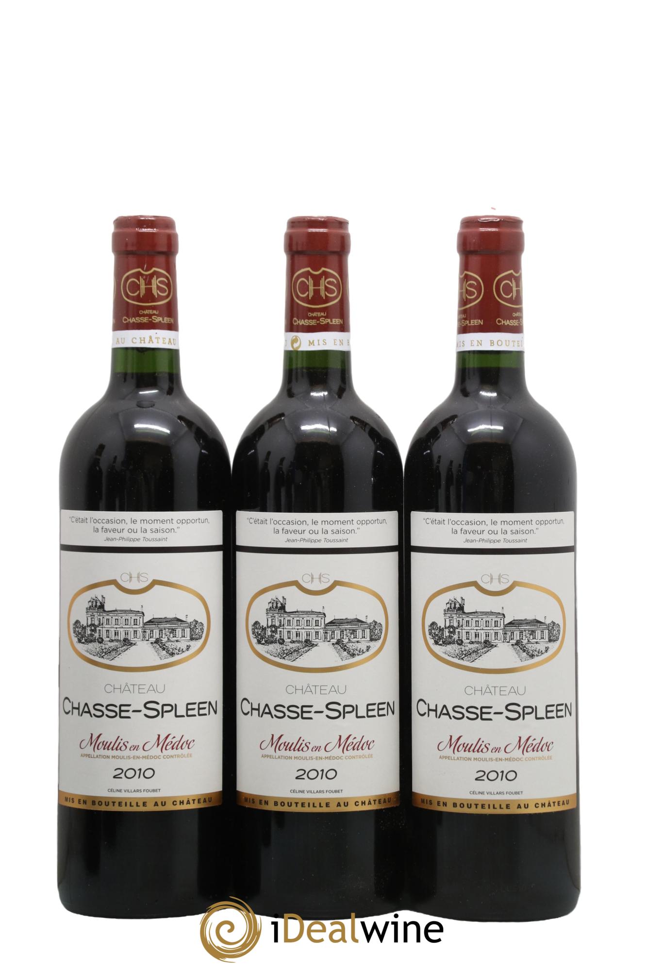 Château Chasse Spleen 2010 - Lot de 6 bouteilles - 1