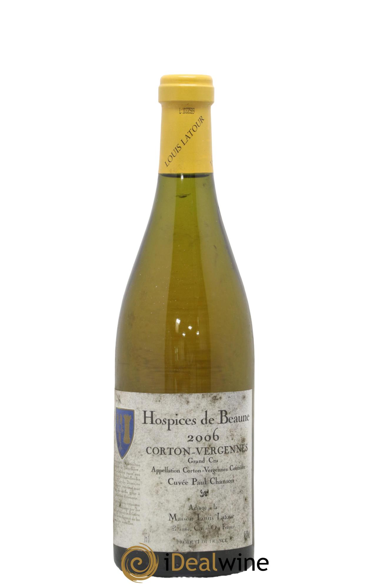 Corton Grand Cru Vergennes Cuvée Paul Chanson Hospices De Beaune Maison Louis Latour 2003 - Lot of 1 bottle - 0