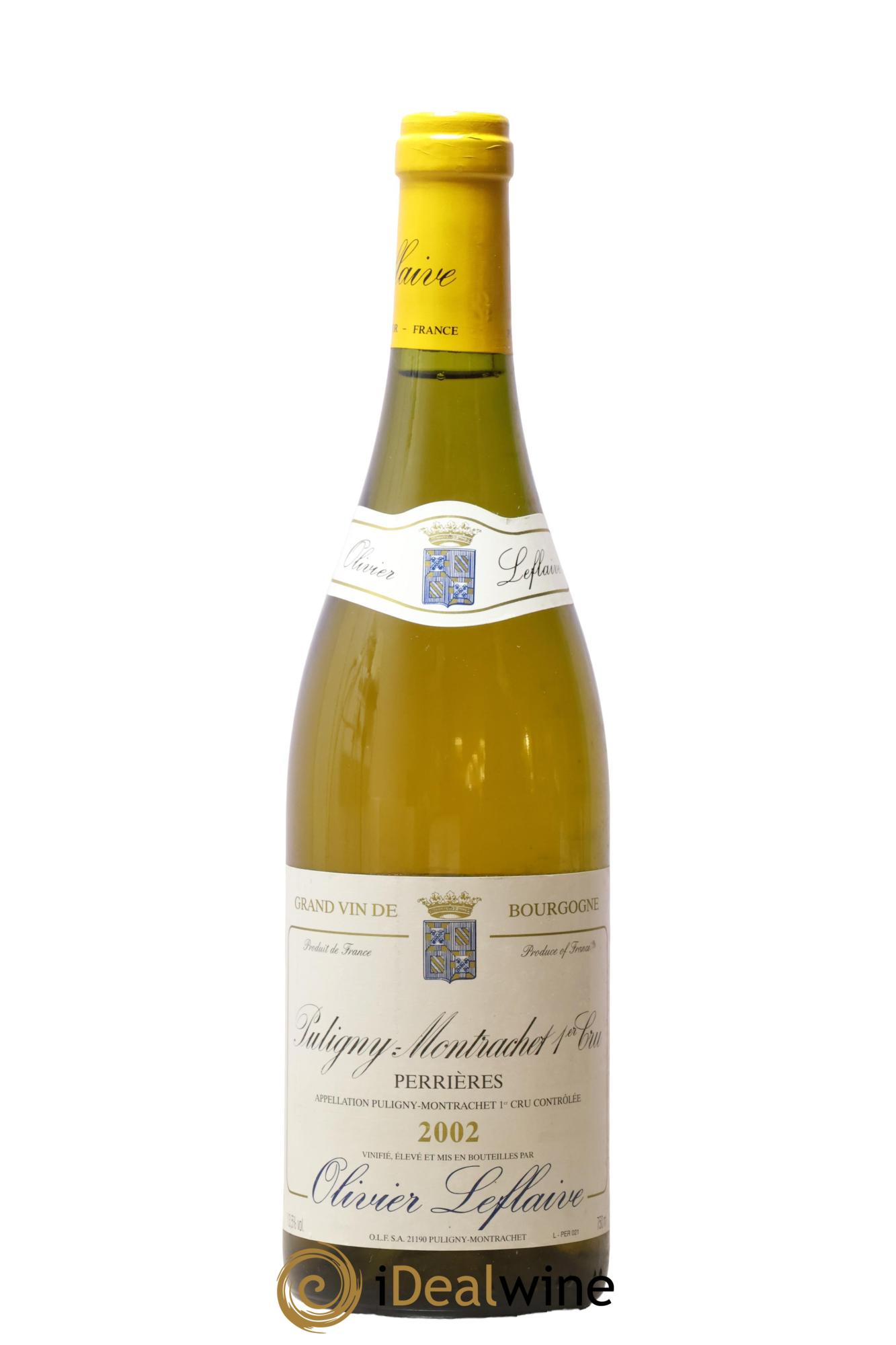 Puligny-Montrachet 1er Cru Perrières Olivier Leflaive 2002 - Lot de 1 bouteille - 0