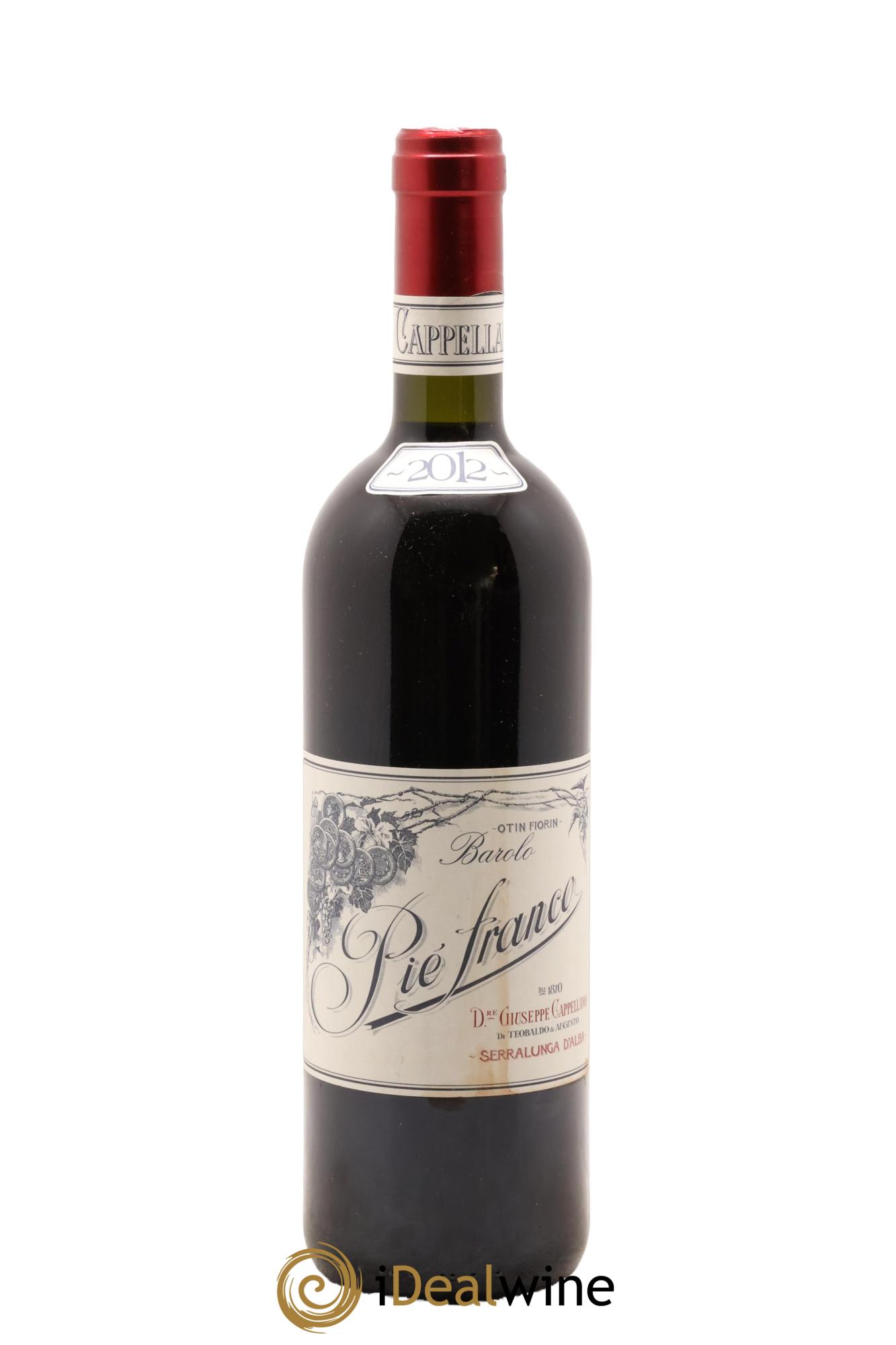 Barolo DOCG Pié Franco Cappellano 2012 - Lot de 1 bouteille - 0