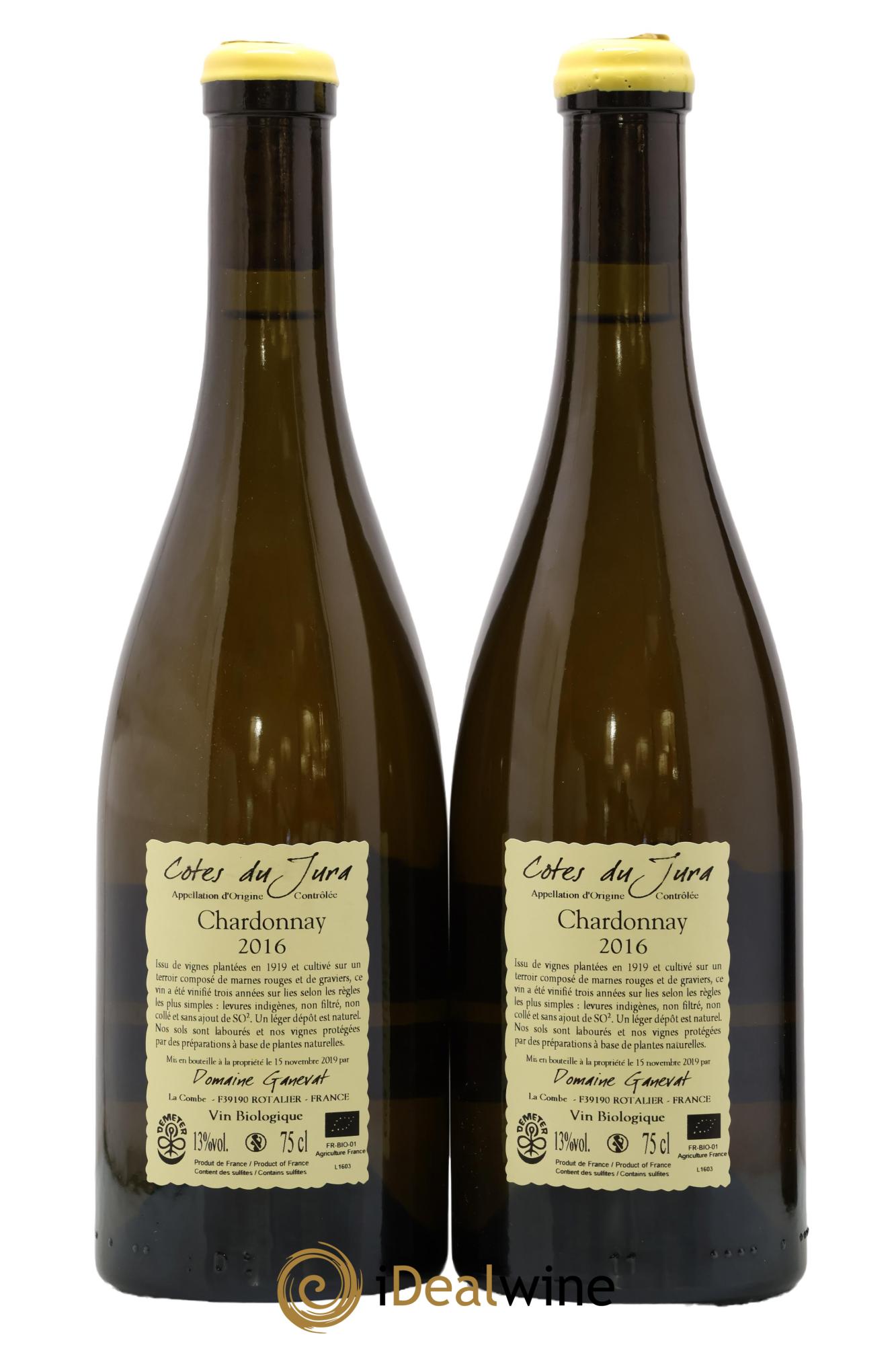 Côtes du Jura Les Grands Teppes Vieilles Vignes Jean-François Ganevat (Domaine) 2016 - Lotto di 2 bottiglie - 1