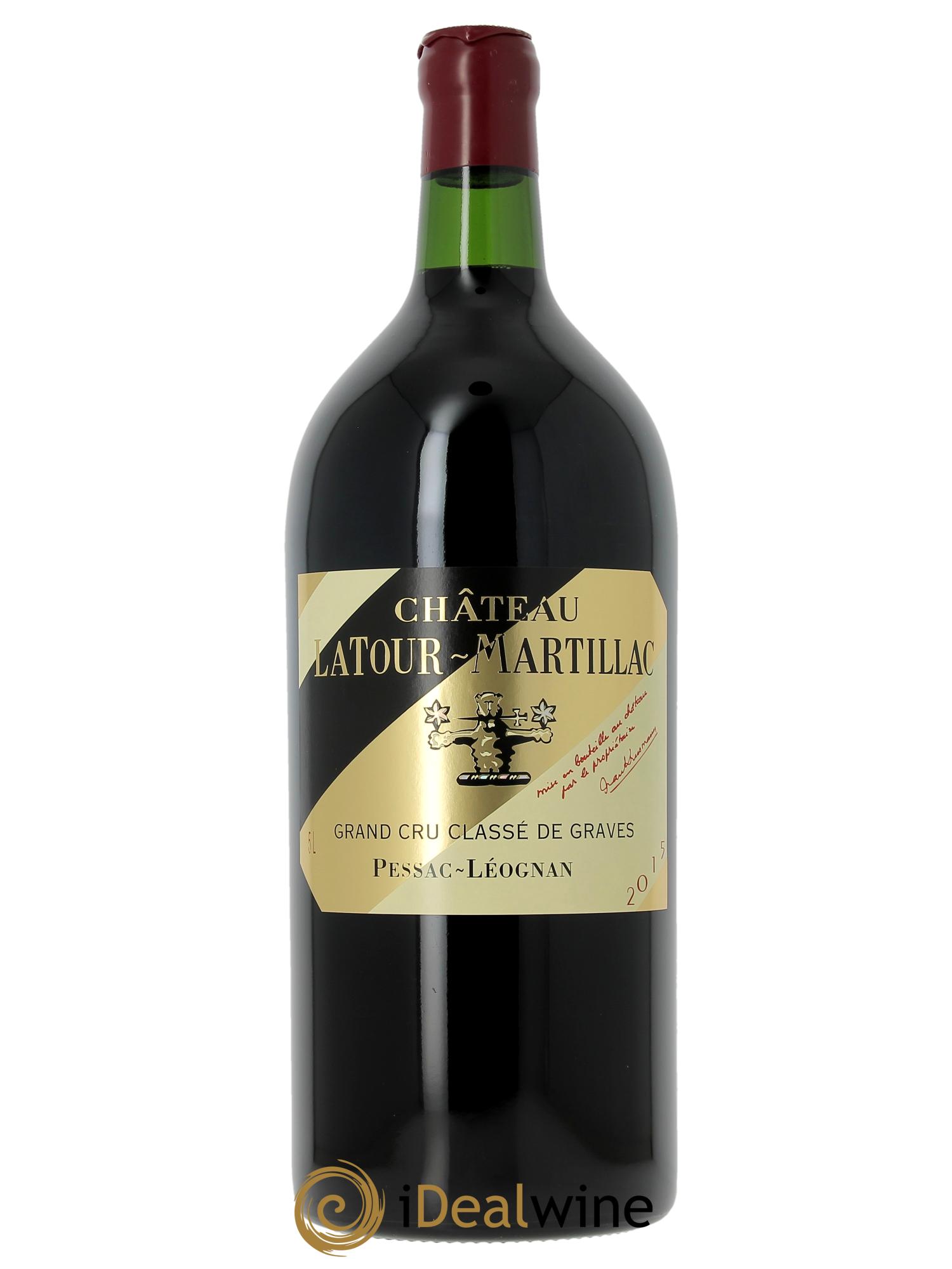 Château Latour-Martillac Cru Classé de Graves  2015 - Posten von 1 Jeroboam - 1