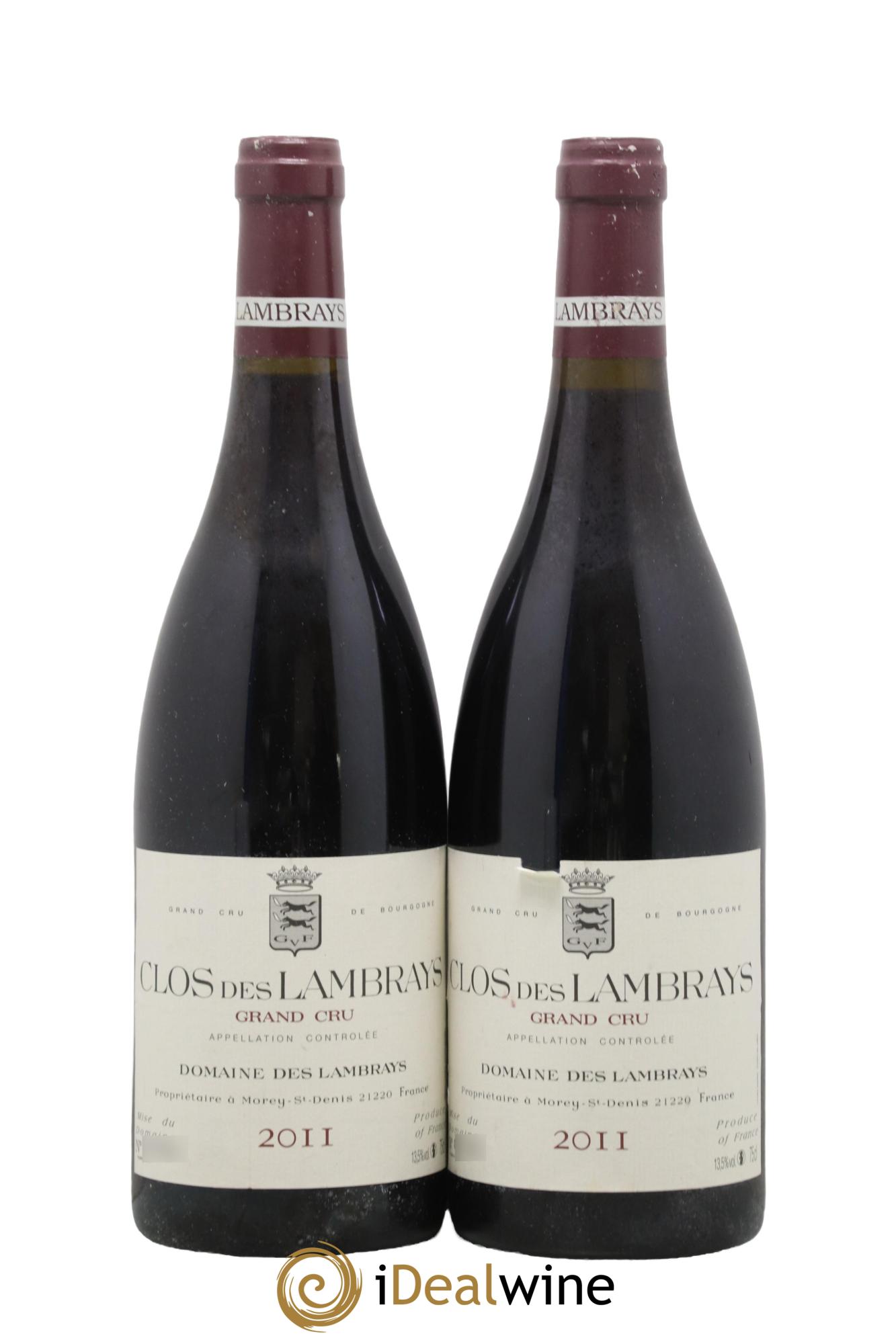 Clos des Lambrays Grand Cru Domaine des Lambrays 2011 - Lot de 2 bouteilles - 0