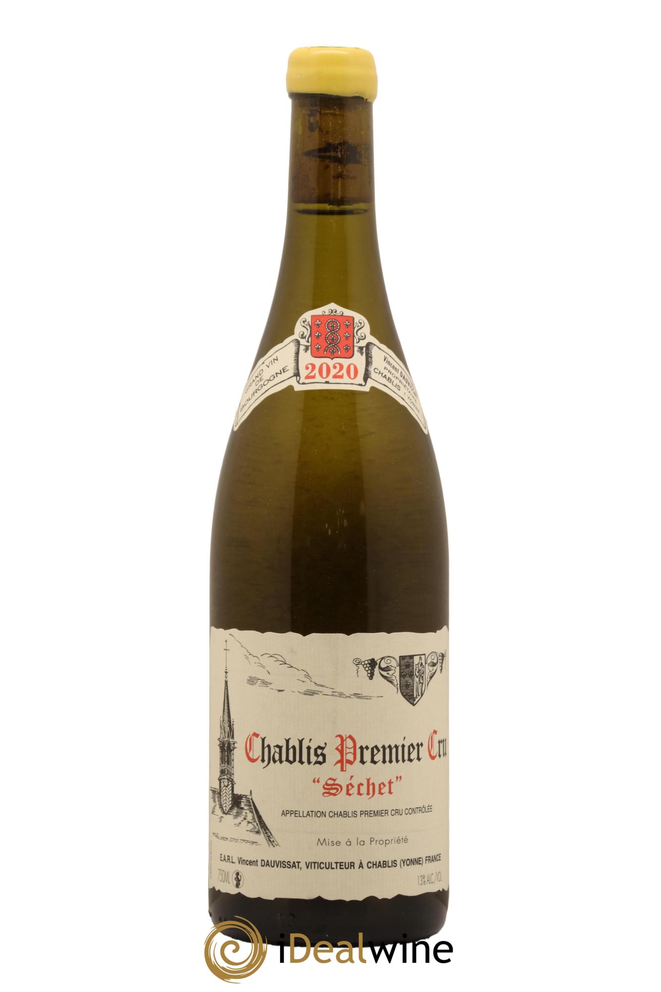 Chablis 1er Cru Séchet Vincent Dauvissat (Domaine) 2020 - Lot de 1 bouteille - 0