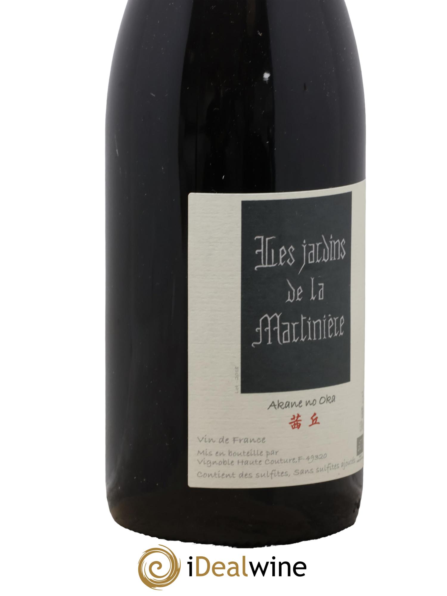 Vin de France Akane No Oka Les Jardins de la Martinière 2018 - Lot de 1 bouteille - 1