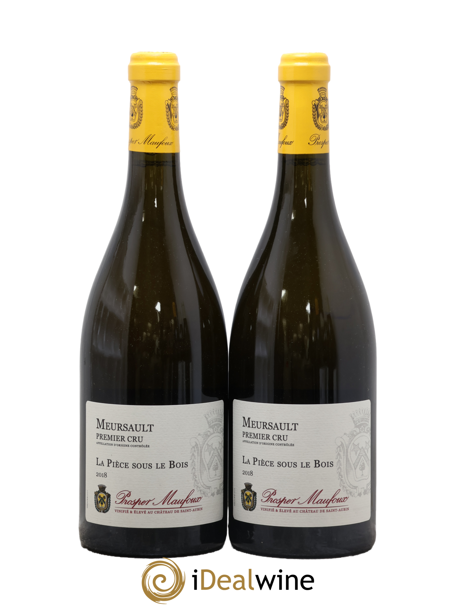 Meursault 1er Cru La Pièce Sous le Bois Prosper Maufoux 2018 - Lot de 2 bouteilles - 0
