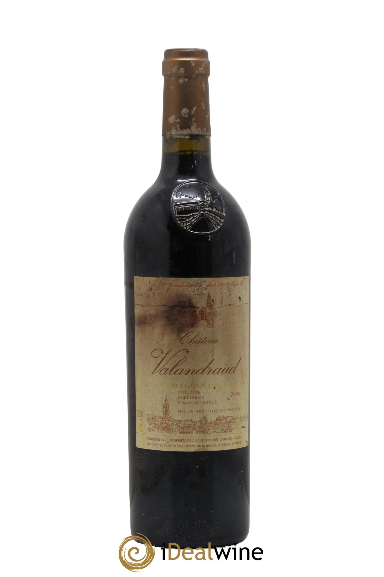 Château de Valandraud 1er Grand Cru Classé B depuis 2012 2004 - Lotto di 1 bottiglia - 0