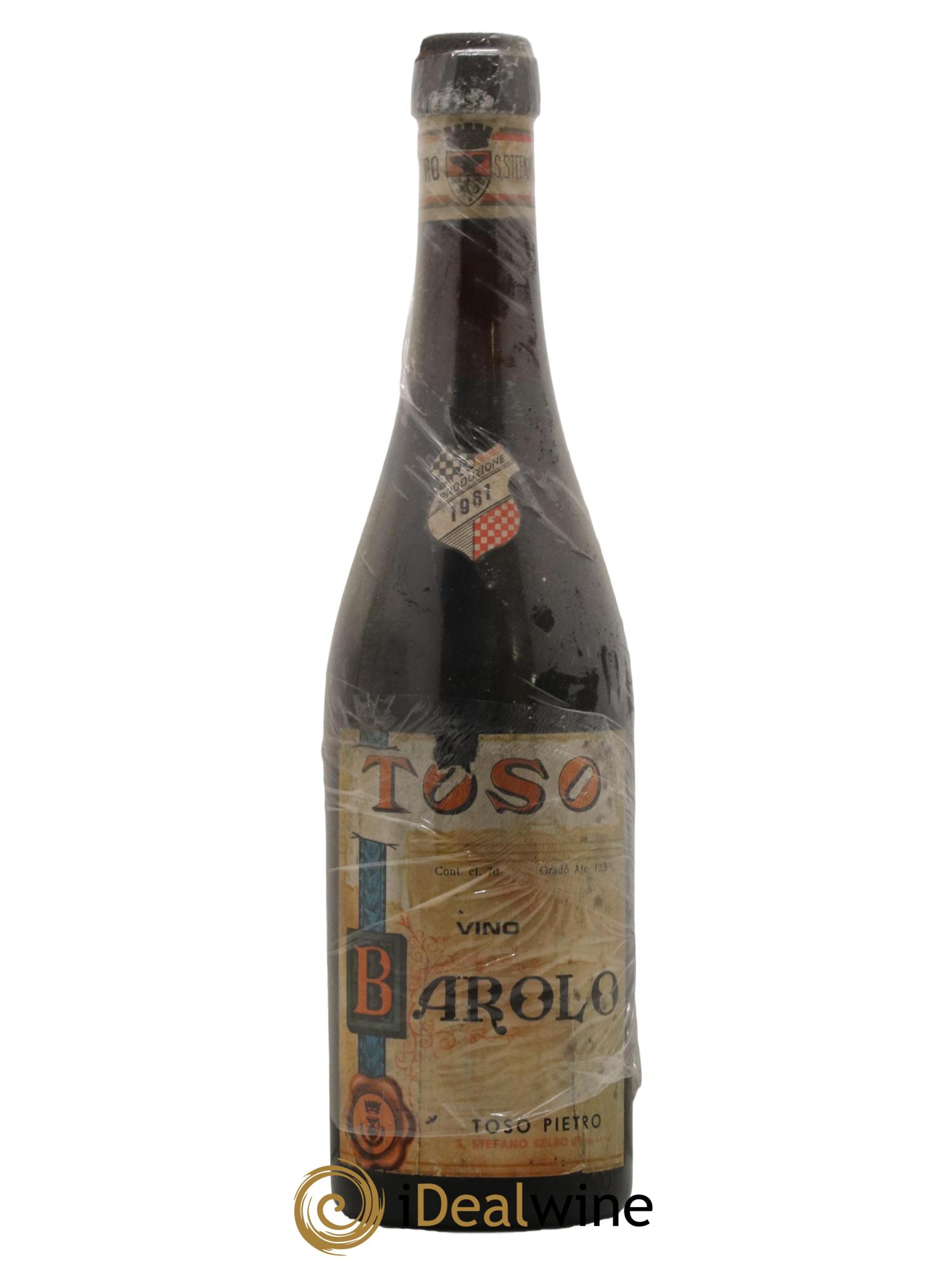 Barolo Toso 1961 - Lot de 1 bouteille - 0