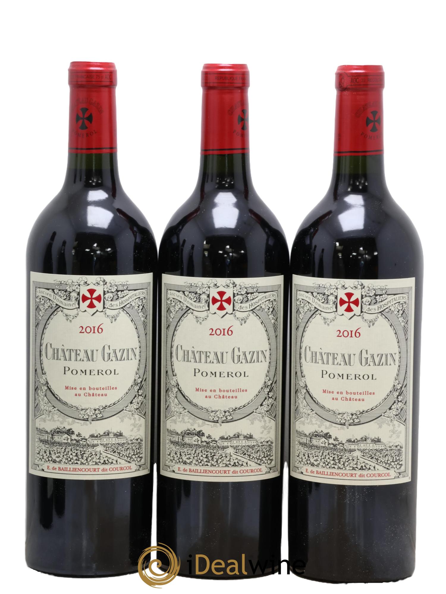 Château Gazin 2016 - Posten von 3 Flaschen - 0
