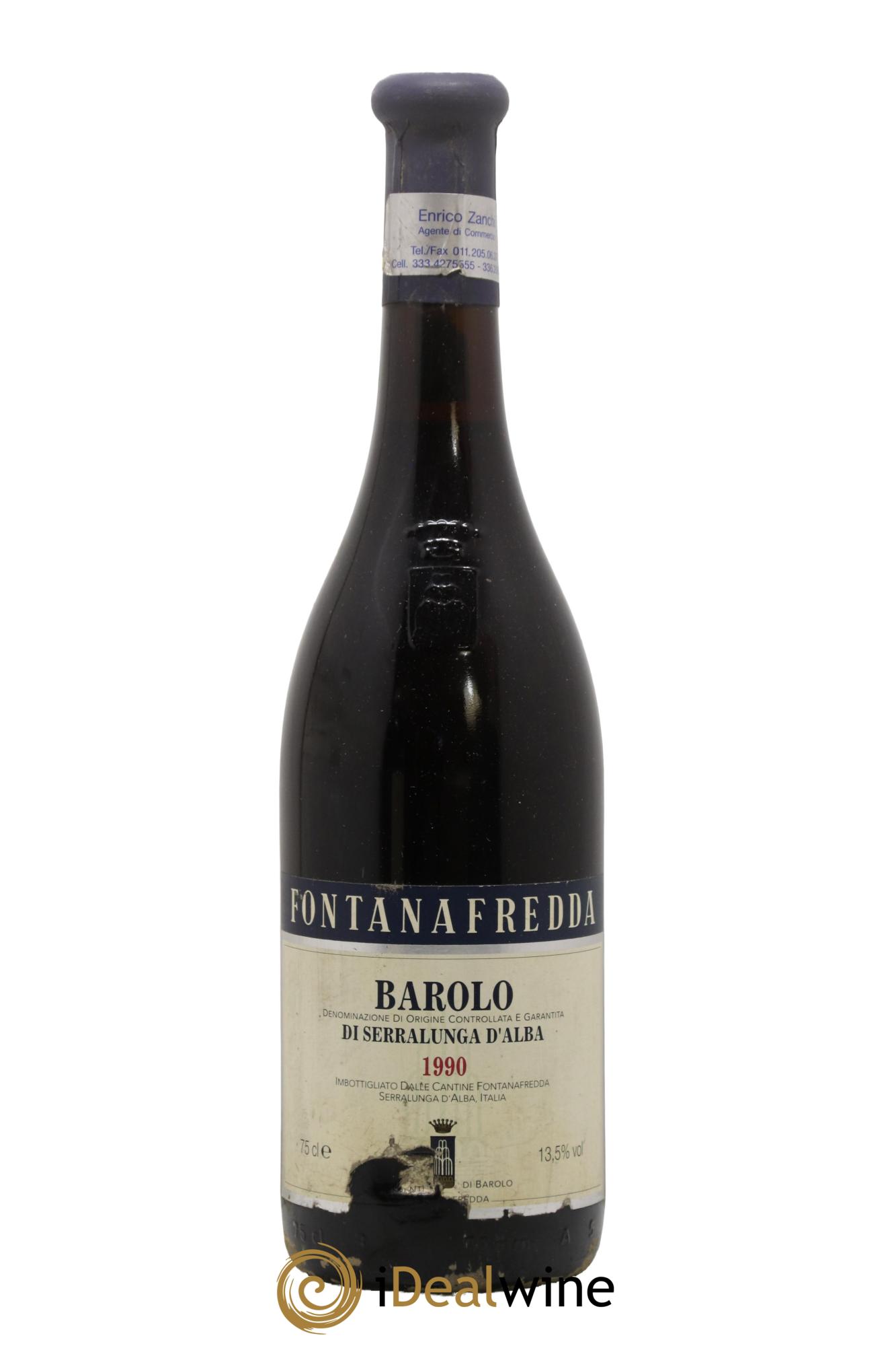 Barolo DOCG Serralunga D'Alba Fontanafredda 1990 - Lotto di 1 bottiglia - 0