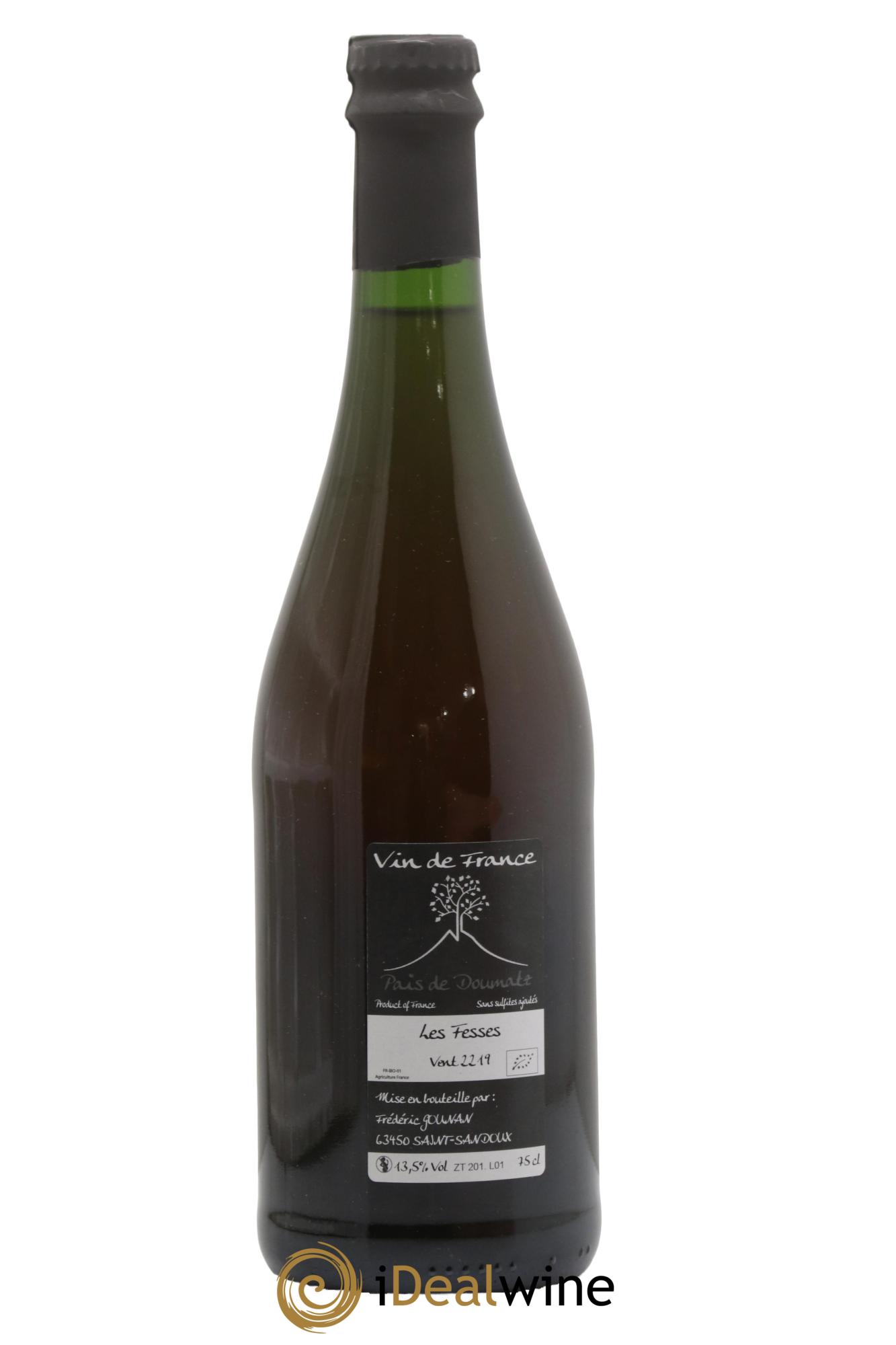 Vin de France Les Fesses Vignoble de l'Arbre Blanc 2019 - Posten von 1 Flasche - 1