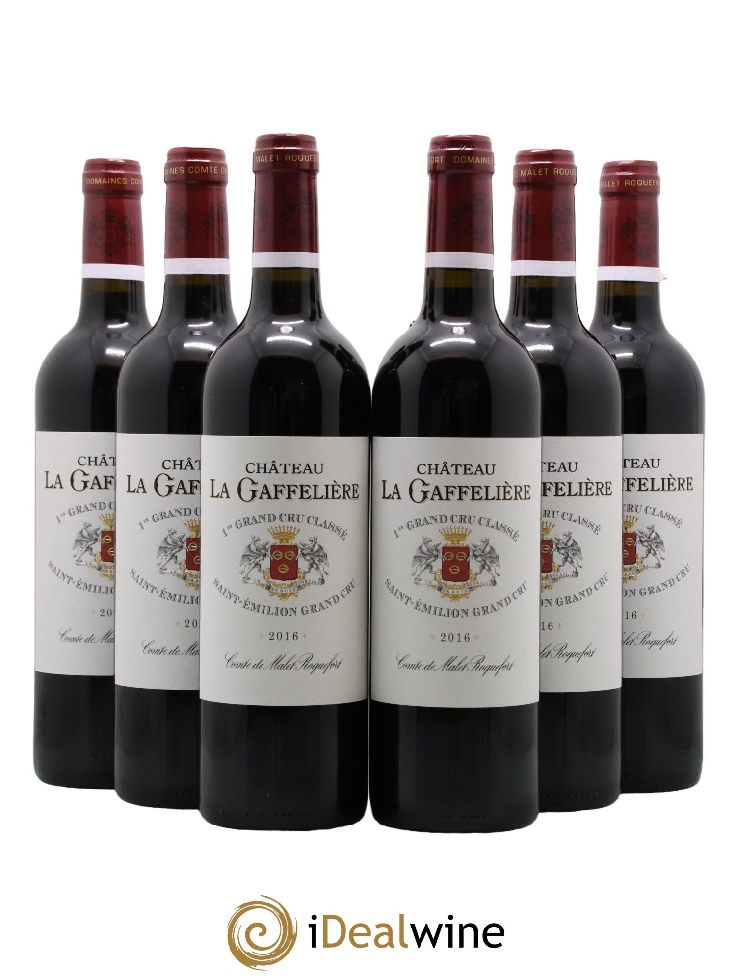 Château la Gaffelière 1er Grand Cru Classé B 2016 - Lot de 6 bouteilles - 0