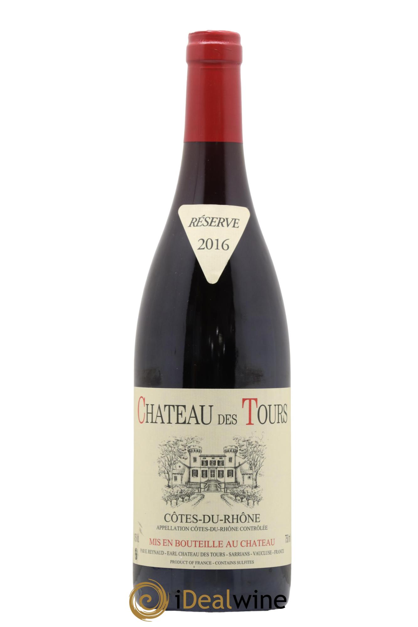 Côtes-du-Rhône Château des Tours Emmanuel Reynaud 2016 - Lot de 1 bouteille - 0