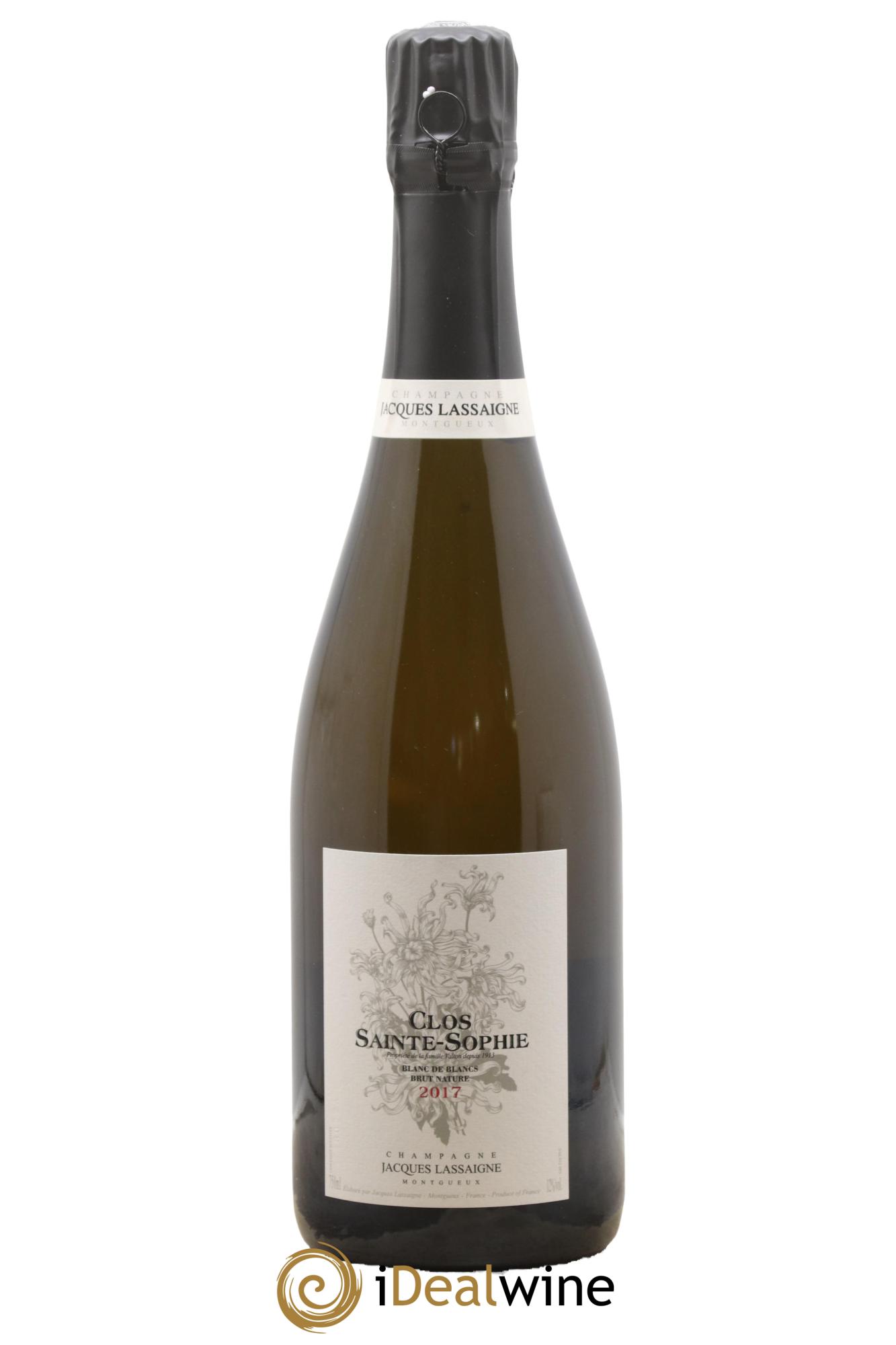 Blanc de Blancs Brut Nature Jacques Lassaigne Clos Sainte-Sophie 2017 - Lot de 1 bouteille - 0