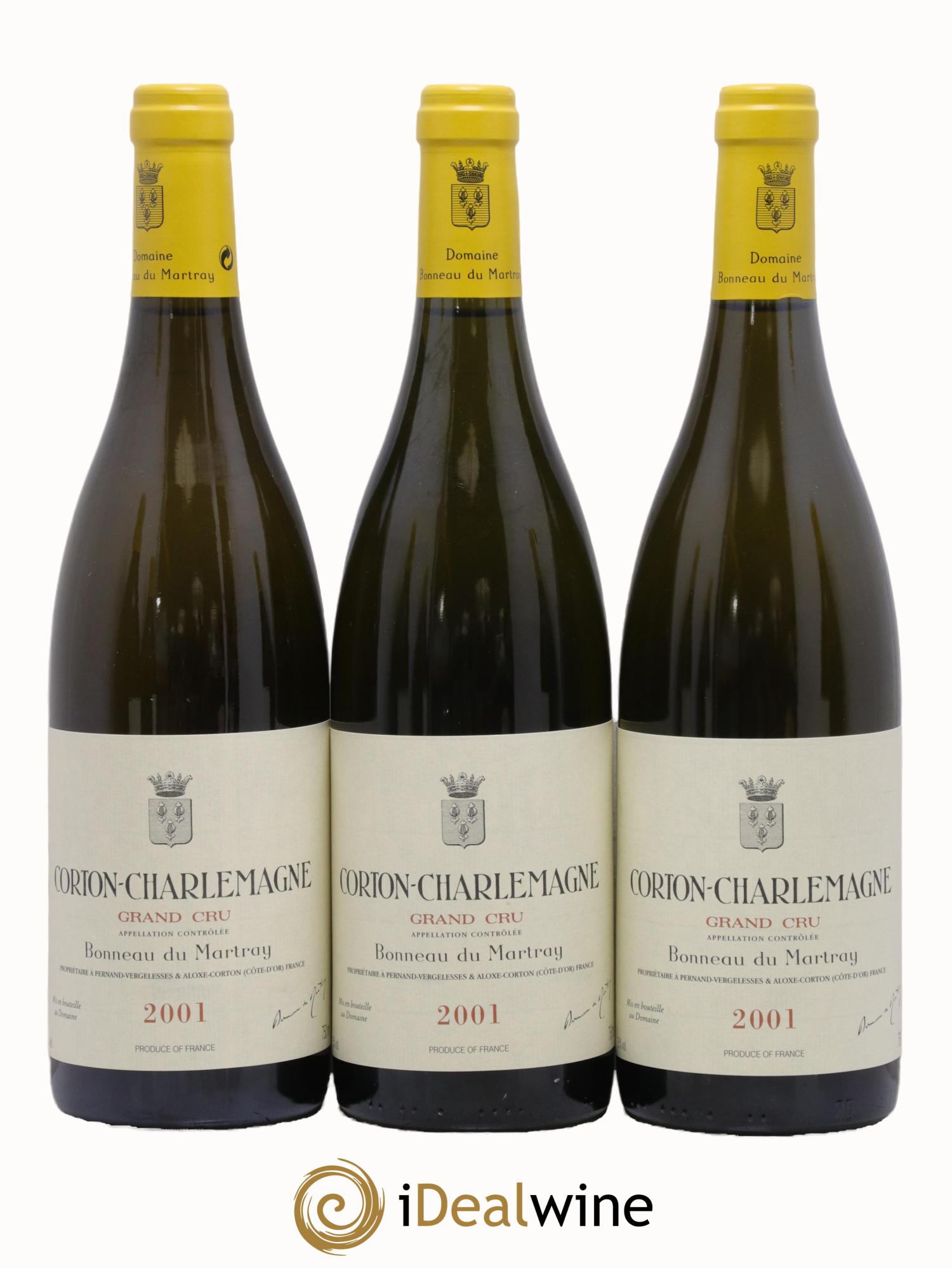 Corton-Charlemagne Grand Cru Bonneau du Martray (Domaine) 2001 - Posten von 6 Flaschen - 1