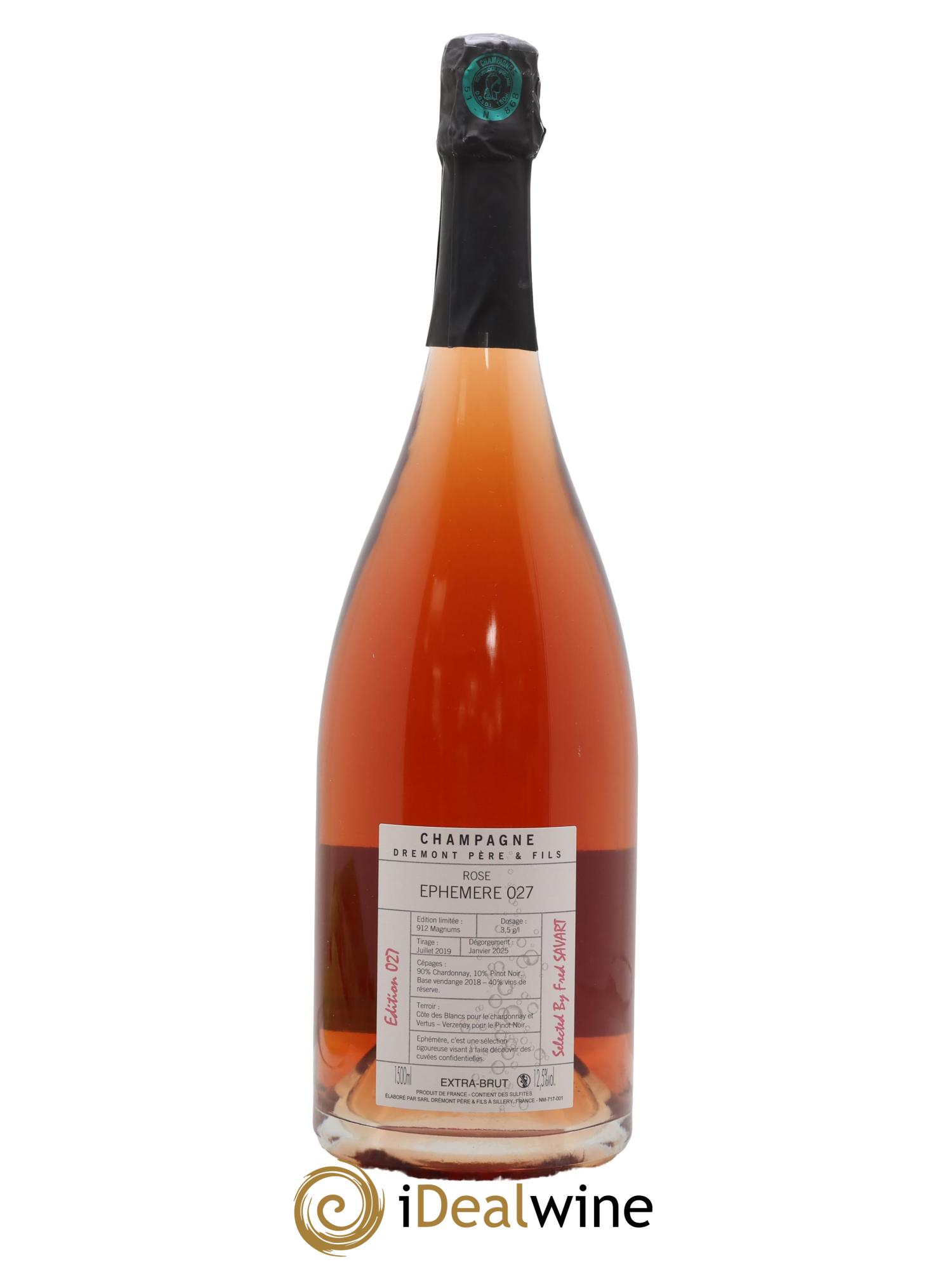 Champagne - Cuvée Ephémère 027 Frédéric Savart - Posten von 1 Magnum - 1