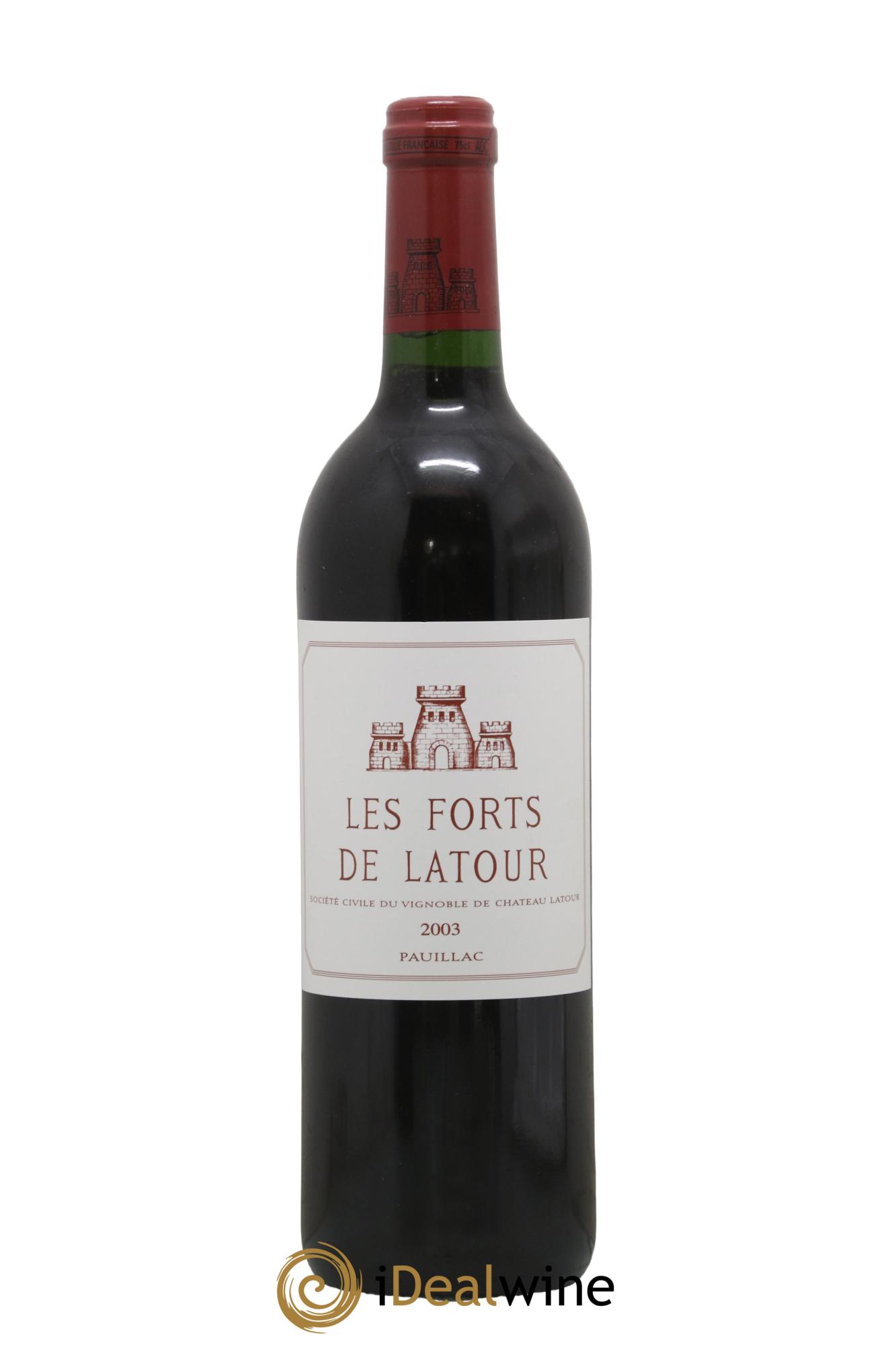 Les Forts de Latour Second Vin  2003 - Posten von 1 Flasche - 0