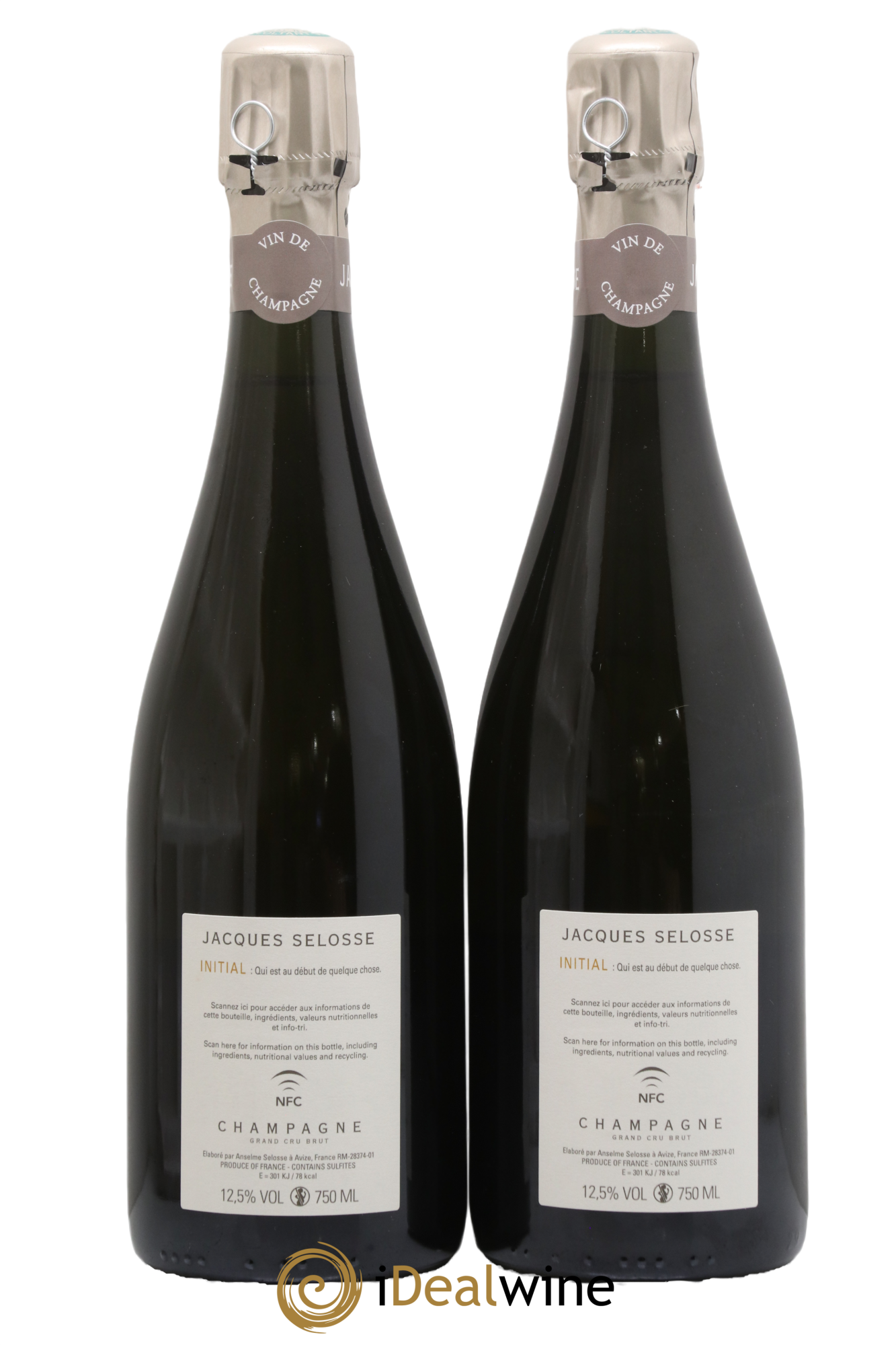Initial Brut Jacques Selosse - Lotto di 2 bottiglie - 1