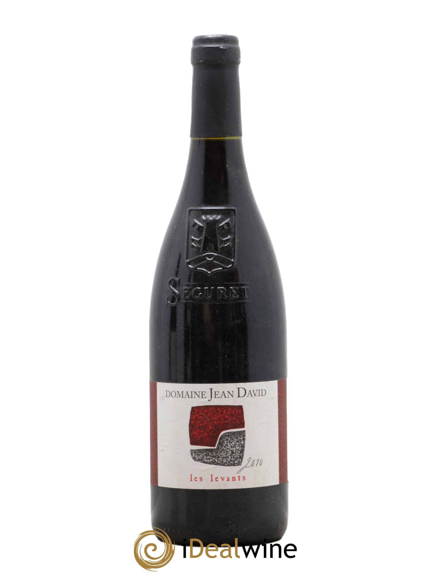 Côtes-du-Rhône Seguret Les Levants Jean David 2010 - Lot de 1 bouteille - 0