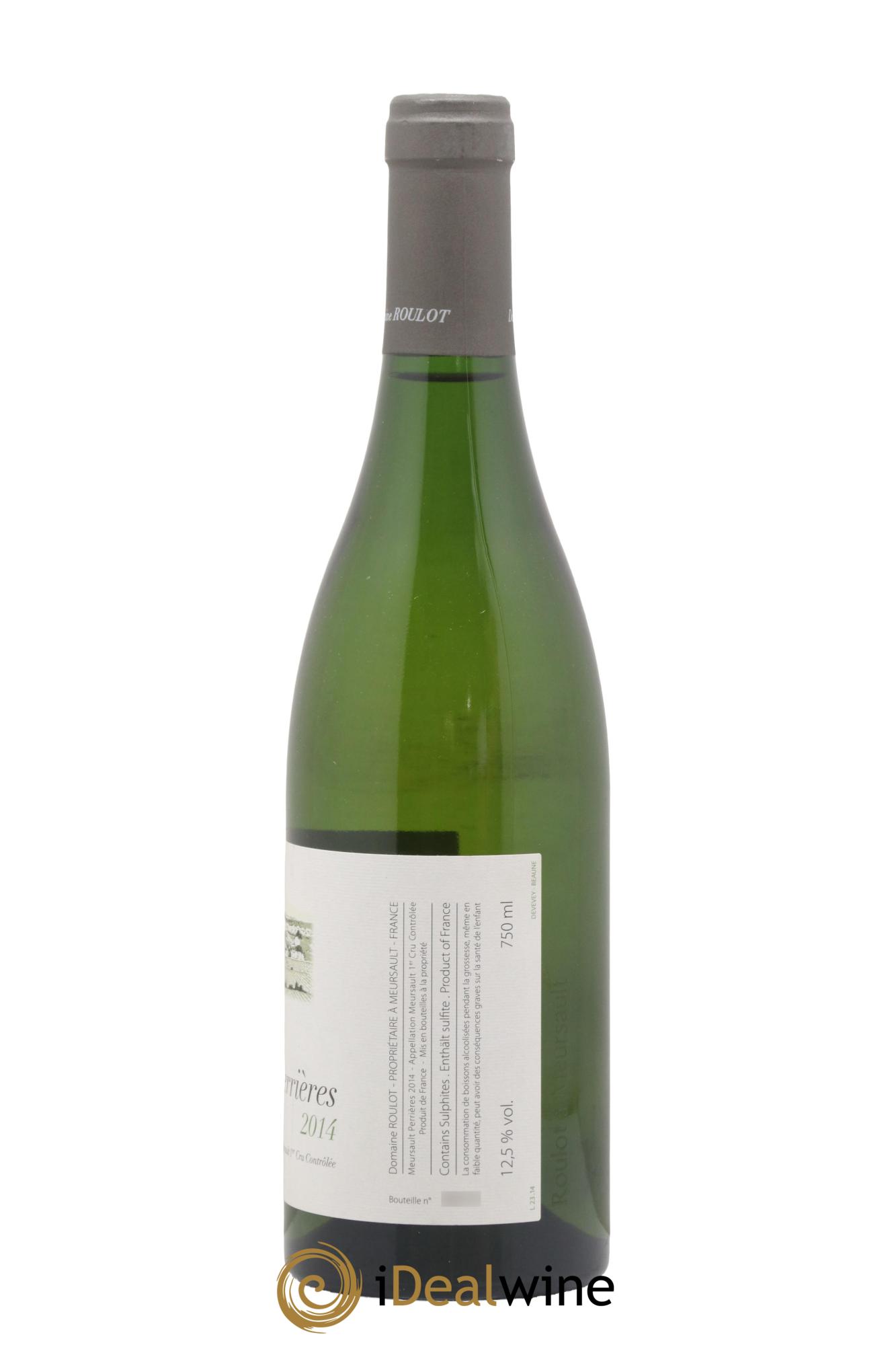 Meursault 1er Cru Perrières Roulot (Domaine) 2014 - Lot de 1 bouteille - 1
