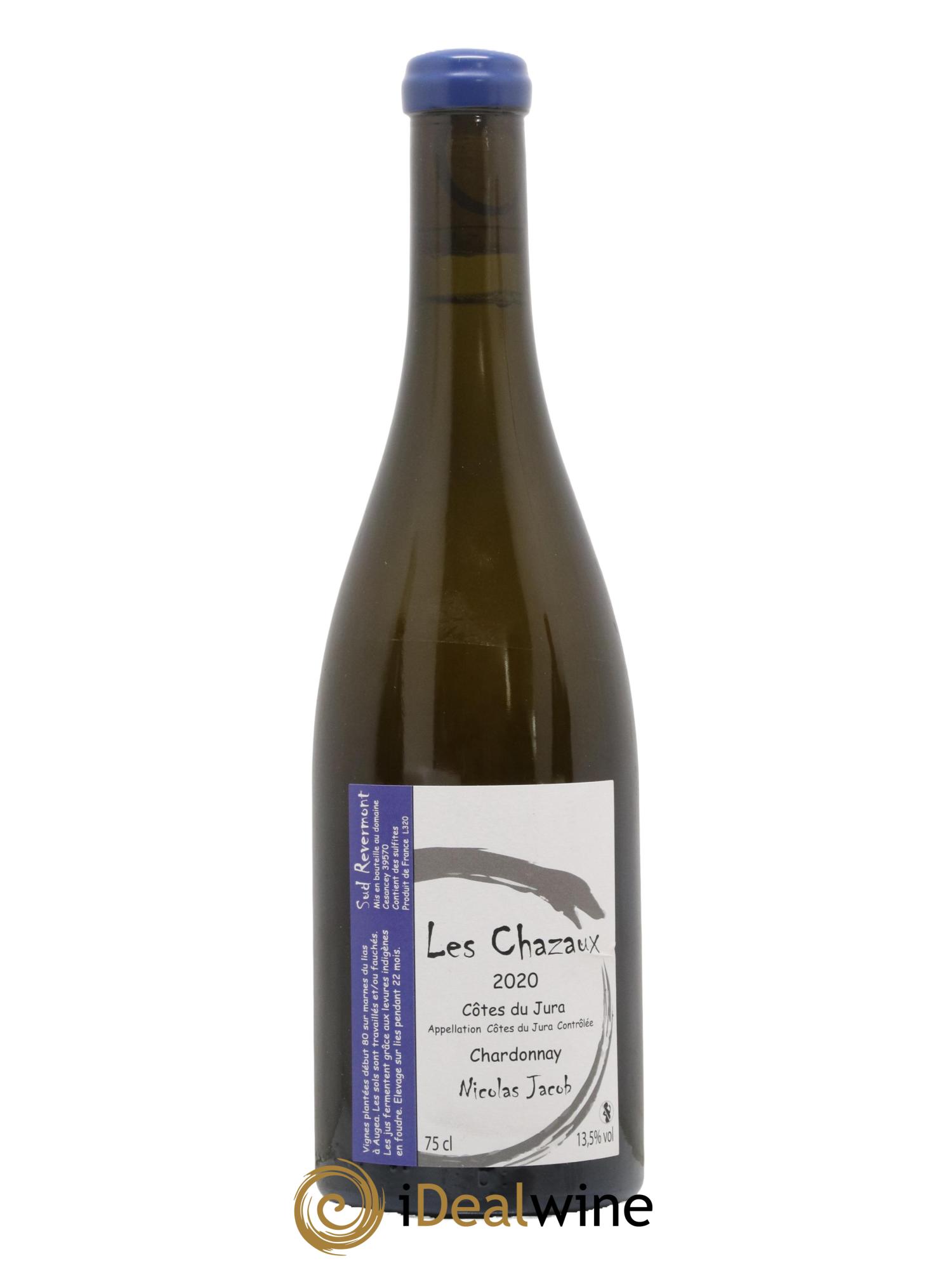Côtes du Jura Chardonnay Les Chazaux Nicolas Jacob 2020 - Lot de 1 bouteille - 0
