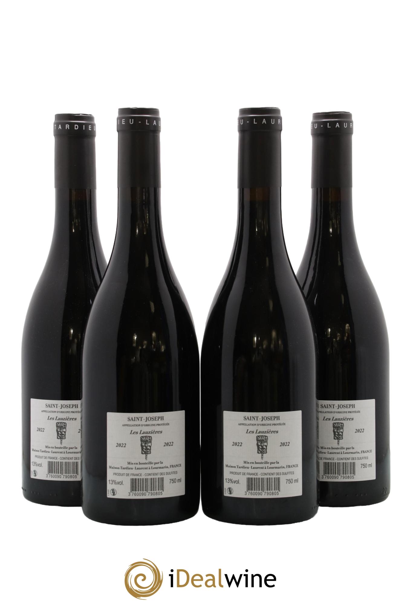 Saint-Joseph Lauzieres Tardieu Laurent 2022 - Lot de 4 bouteilles - 1