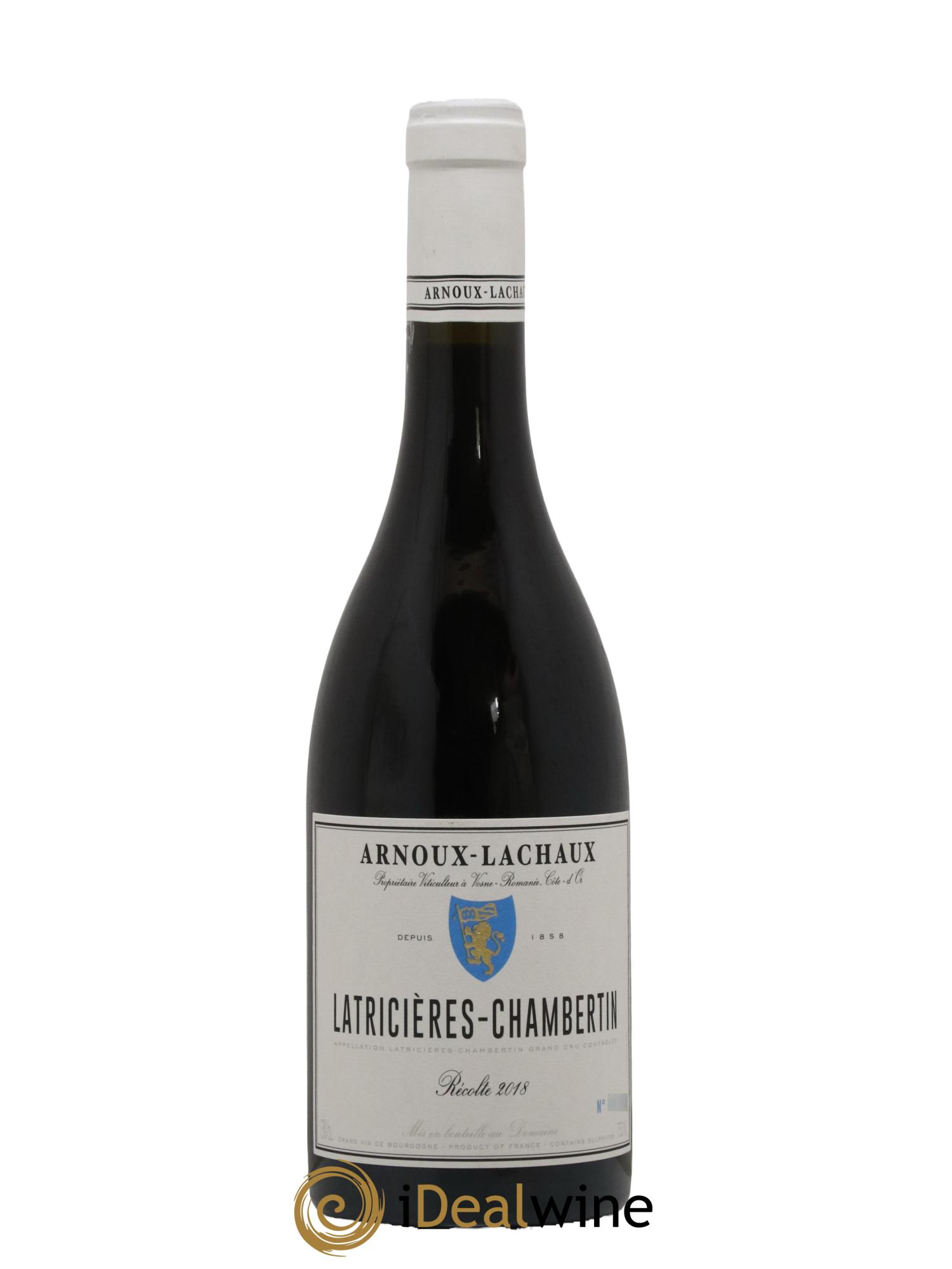 Latricières-Chambertin Grand Cru Arnoux-Lachaux (Domaine) 2018 - Lot de 1 bouteille - 0