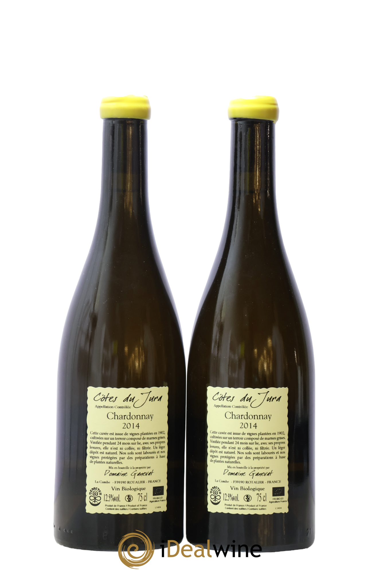 Côtes du Jura Les Chalasses Vieilles Vignes Jean-François Ganevat (Domaine) 2014 - Lot de 2 bouteilles - 1