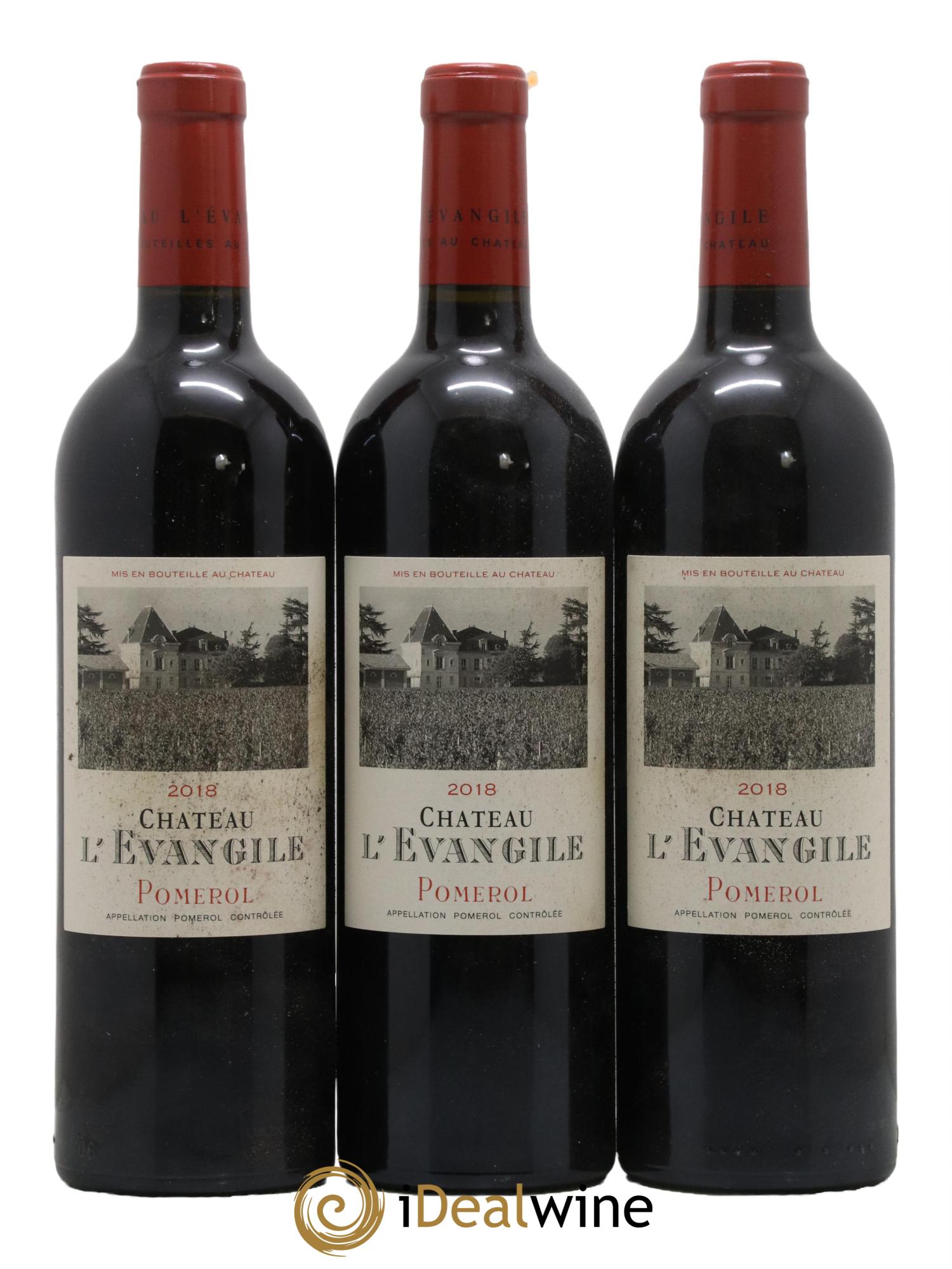 Château l' Évangile 2018 - Lot de 6 bouteilles - 2