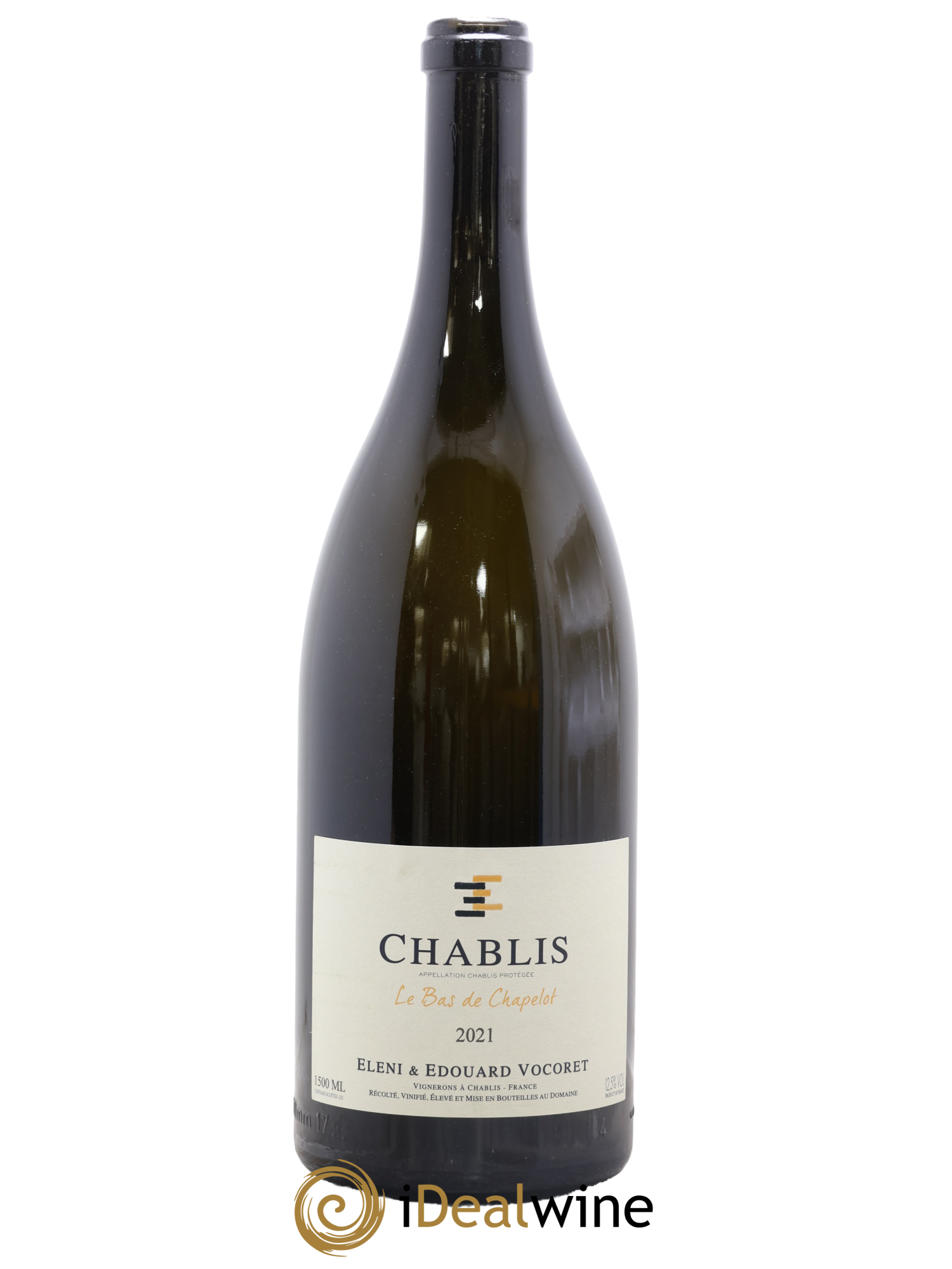 Chablis Le Bas de Chapelot Vocoret & Fils 2021 - Lot of 1 magnum - 0