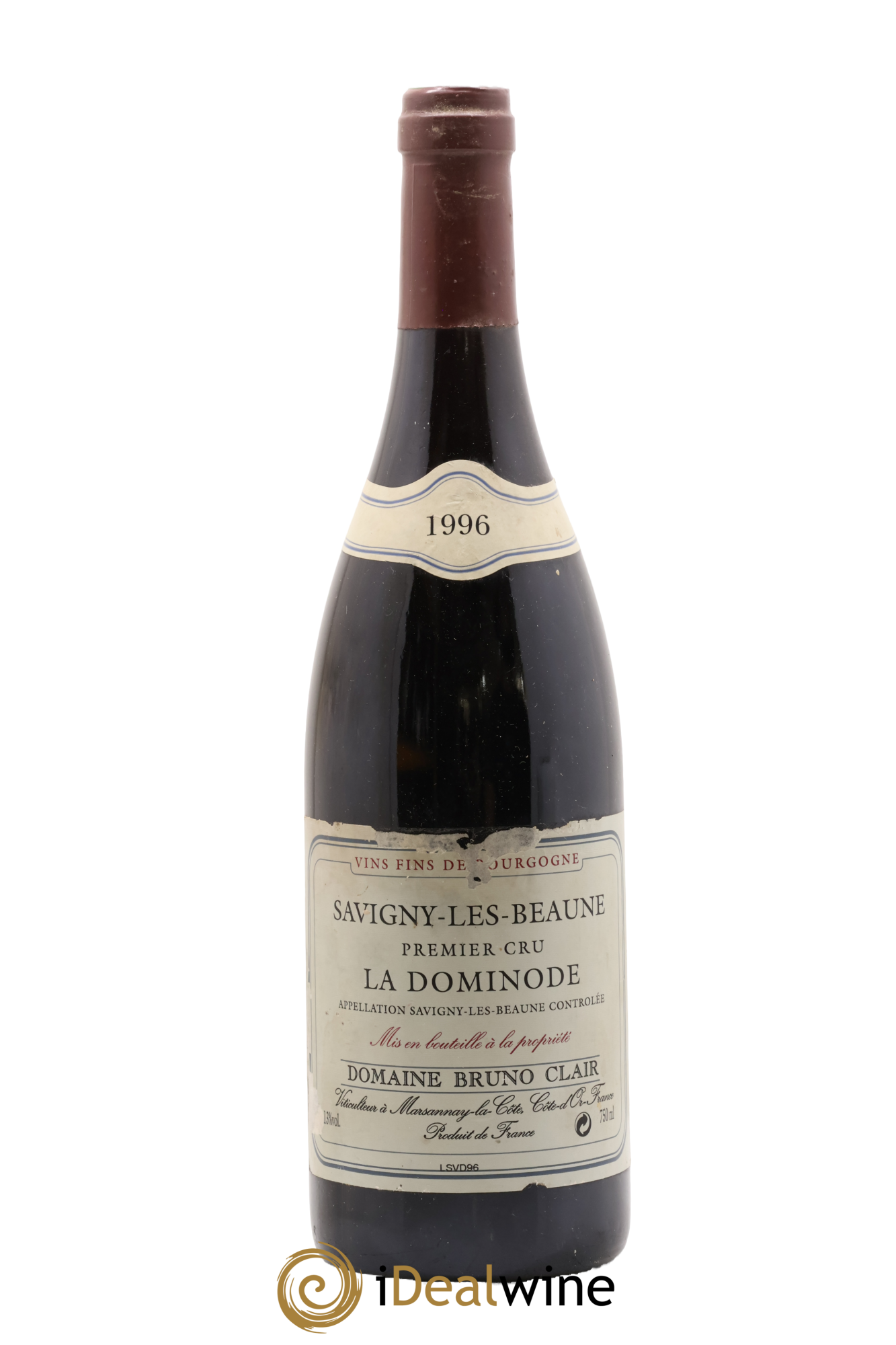 Savigny-lès-Beaune 1er Cru La Dominode Bruno Clair (Domaine) 1996 - Lot de 1 bouteille - 0