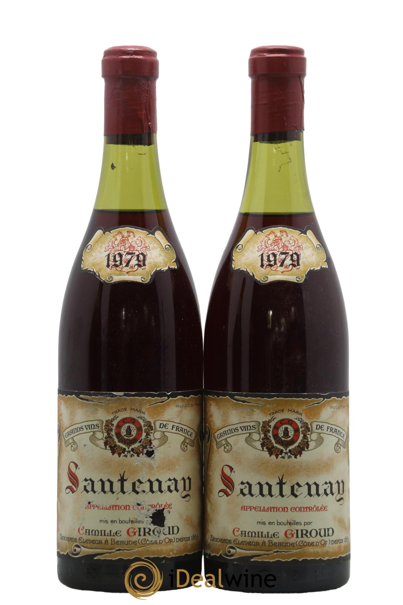 Santenay Camille Giroud 1979 - Lotto di 2 bottiglie - 0