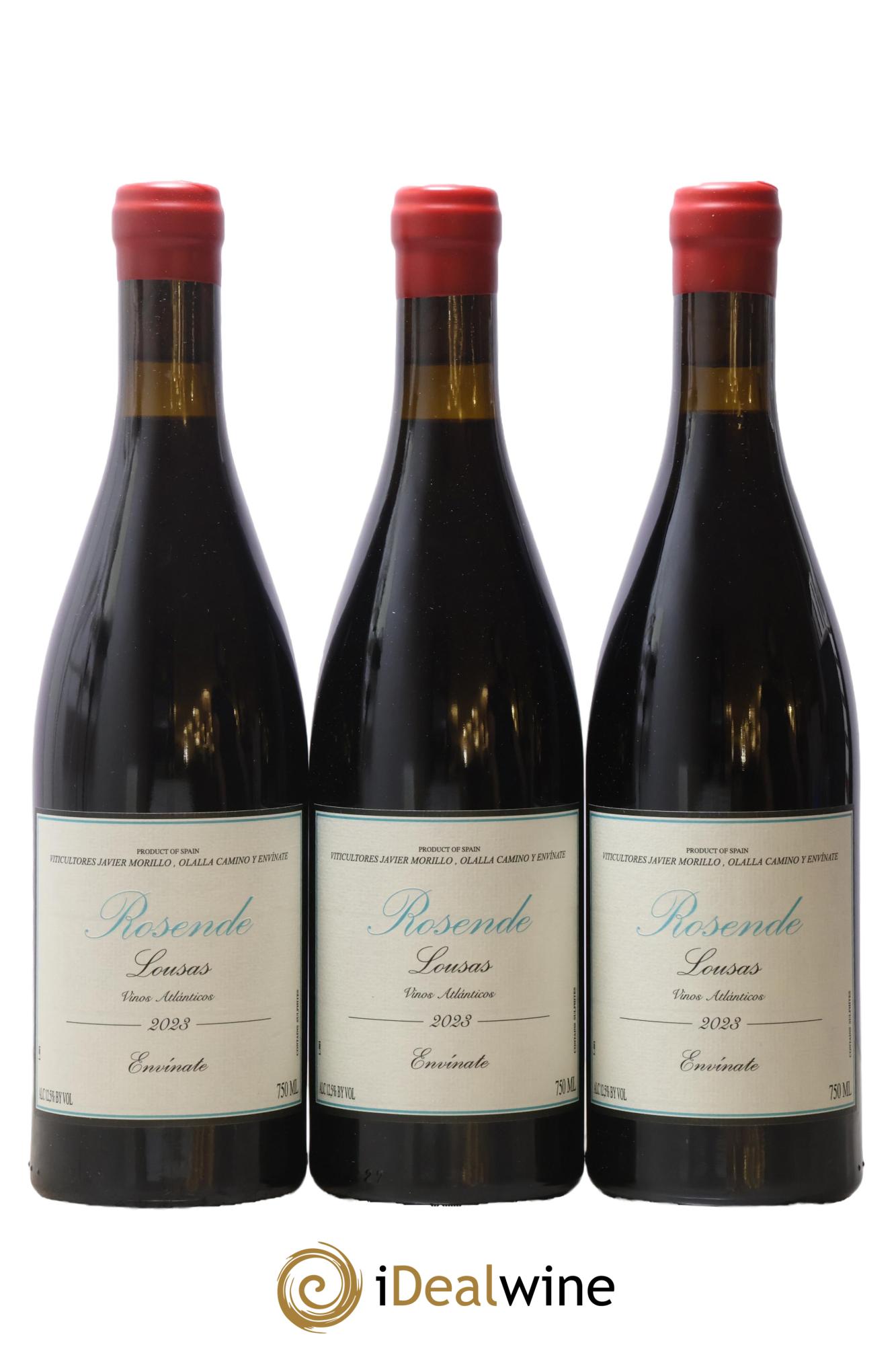Espagne Vinos Atlantico Rosende Lousas Envinate 2023 - Lot of 3 bottles - 0