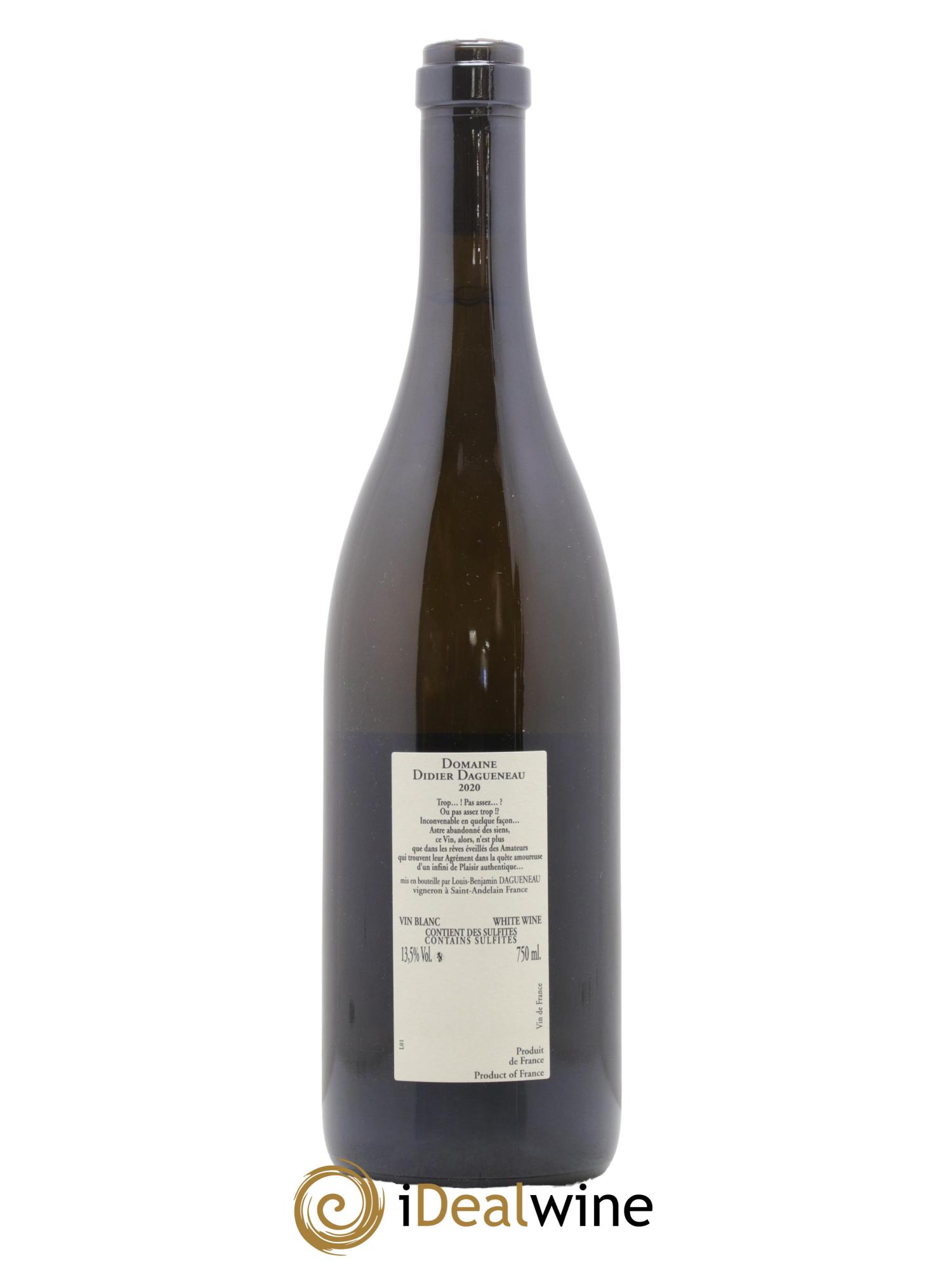 Pouilly-Fumé Buisson Renard Dagueneau (Domaine Didier - Louis-Benjamin)  2020 - Lotto di 1 bottiglia - 1