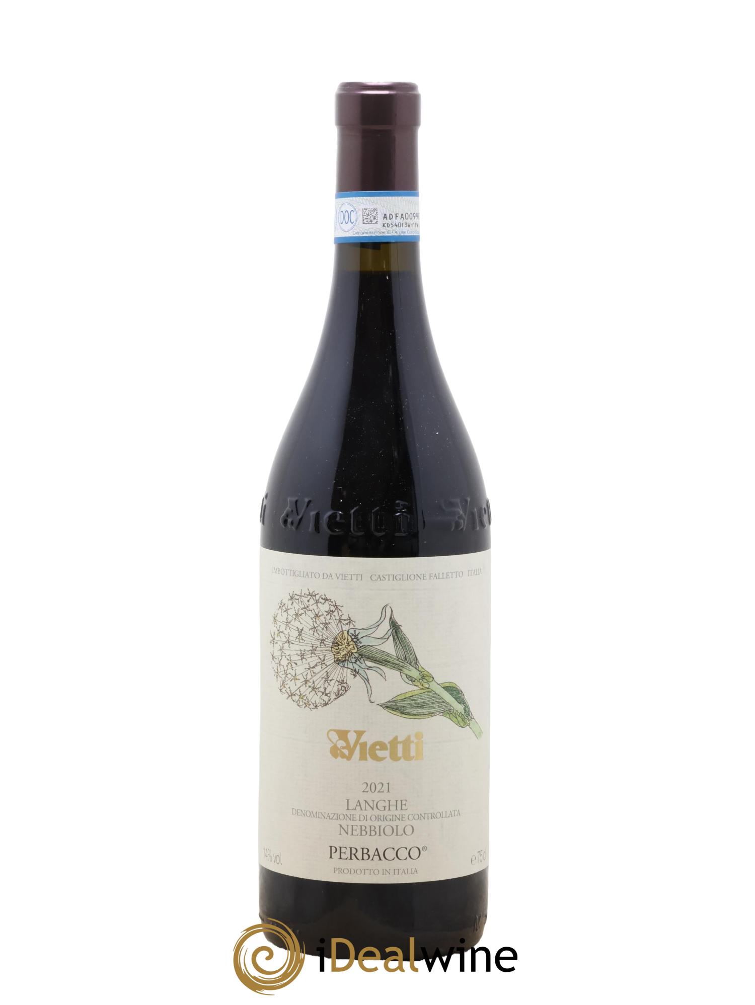 Langhe DOC Perbacco Vietti 2021 - Lot of 1 bottle - 0