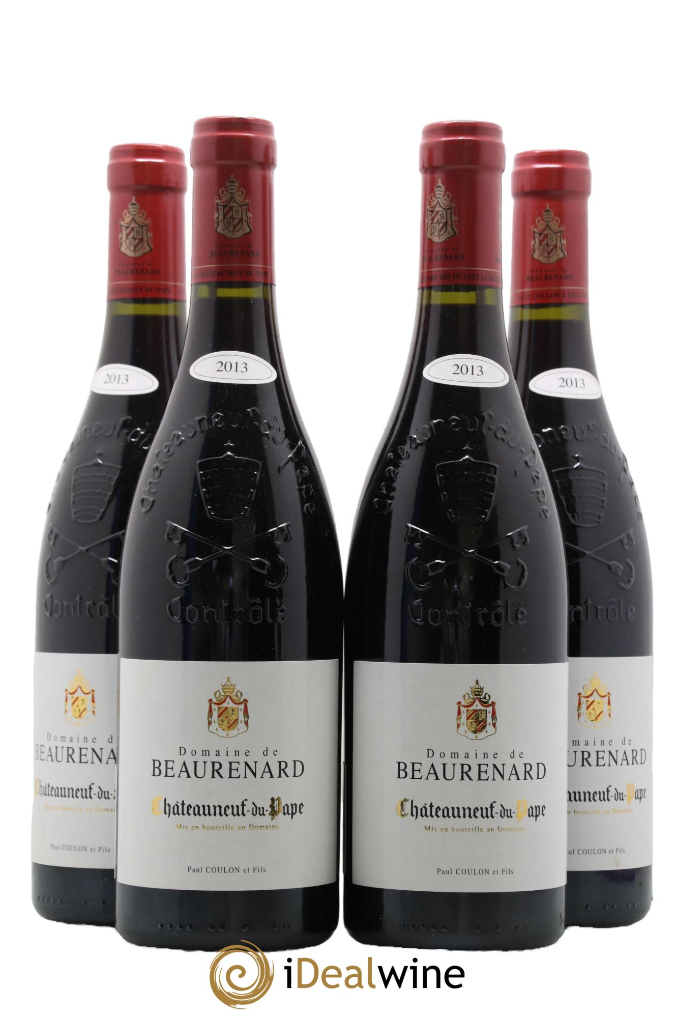 Châteauneuf-du-Pape Beaurenard (Domaine de) 2013 - Lot de 4 bouteilles - 0