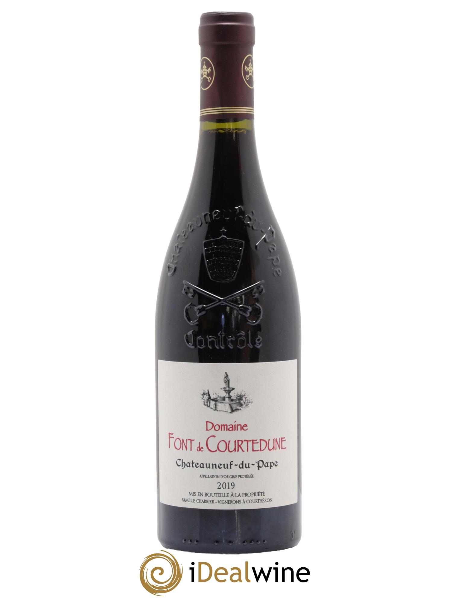Châteauneuf-du-Pape Font de Courtedune 2019 - Lot de 1 bouteille - 0