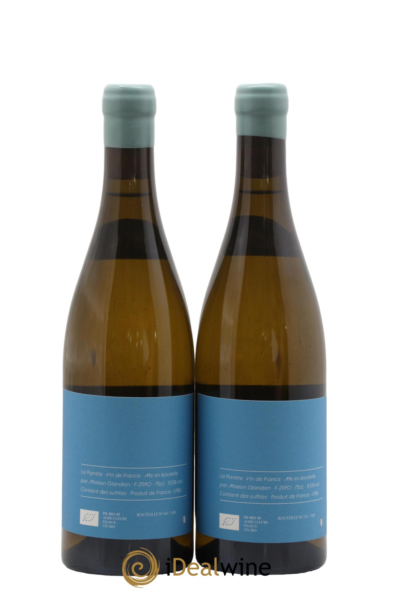 Vin de France La Planète Blanc Maison Glandien 2021 - Lot de 2 bouteilles - 1